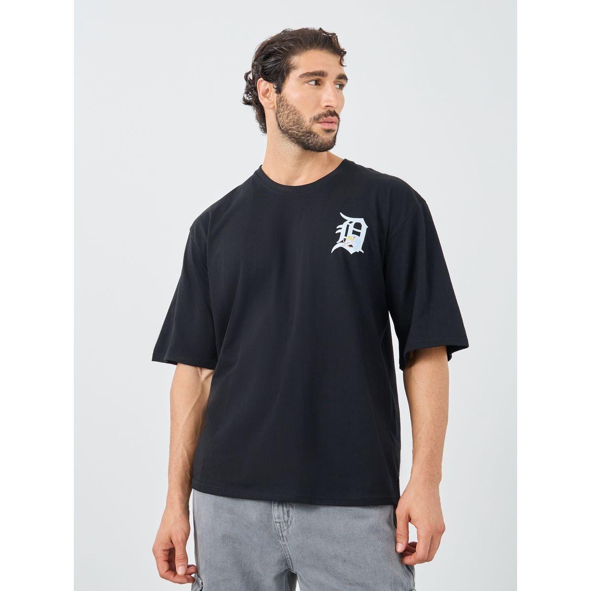 Styli Slogan Print Round Neck Oversized T-Shirt-men-clothing-tshirtsandpolos-tshirts-image-2