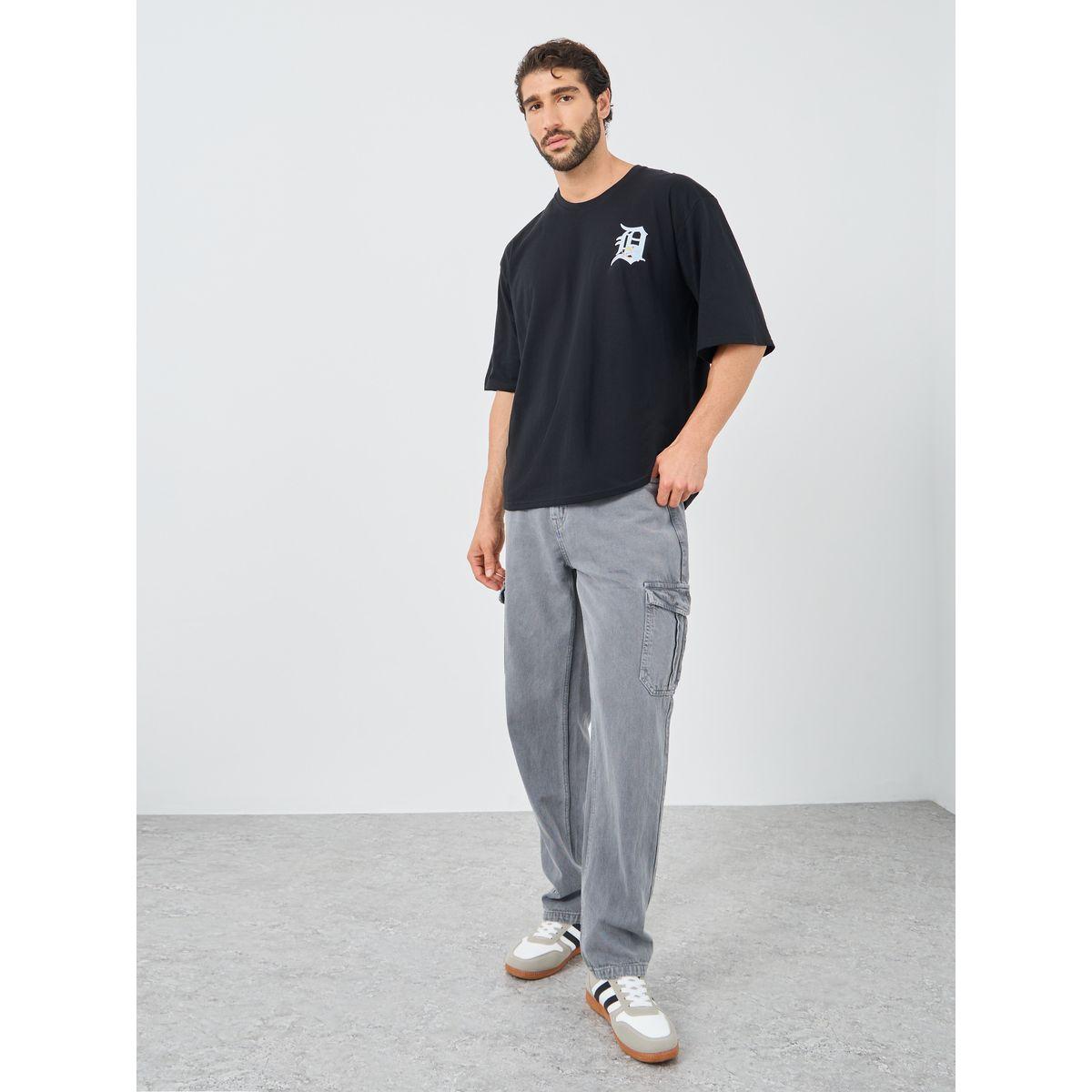 Styli Slogan Print Round Neck Oversized T-Shirt-men-clothing-tshirtsandpolos-tshirts-image-3