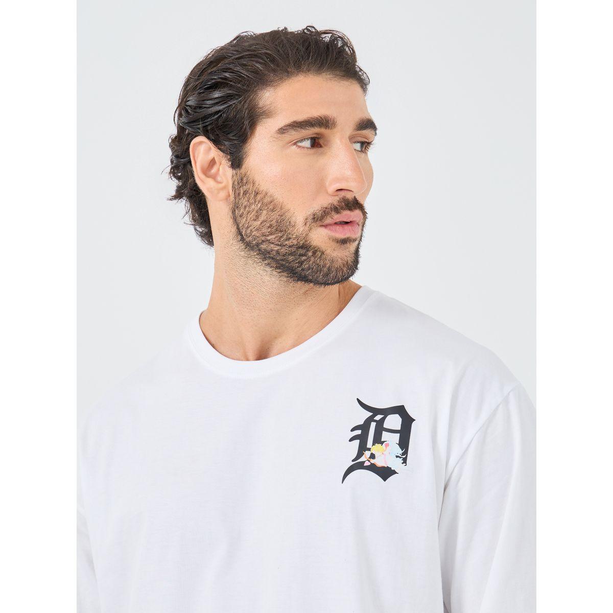 تيشيرت فضفاض بطبعة كتابة وياقة دائرية-men-clothing-tshirtsandpolos-tshirts-image-4