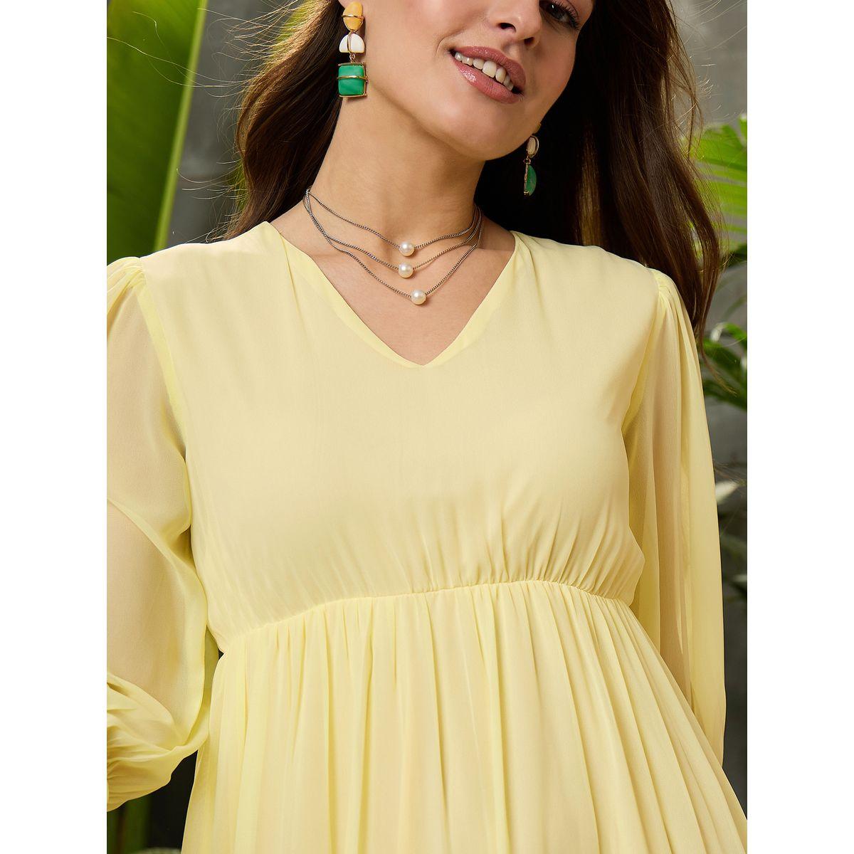 Sassafras V-Neck A-Line Tiered Maxi Dress-women-clothing-ethnicwear-dresses-image-4