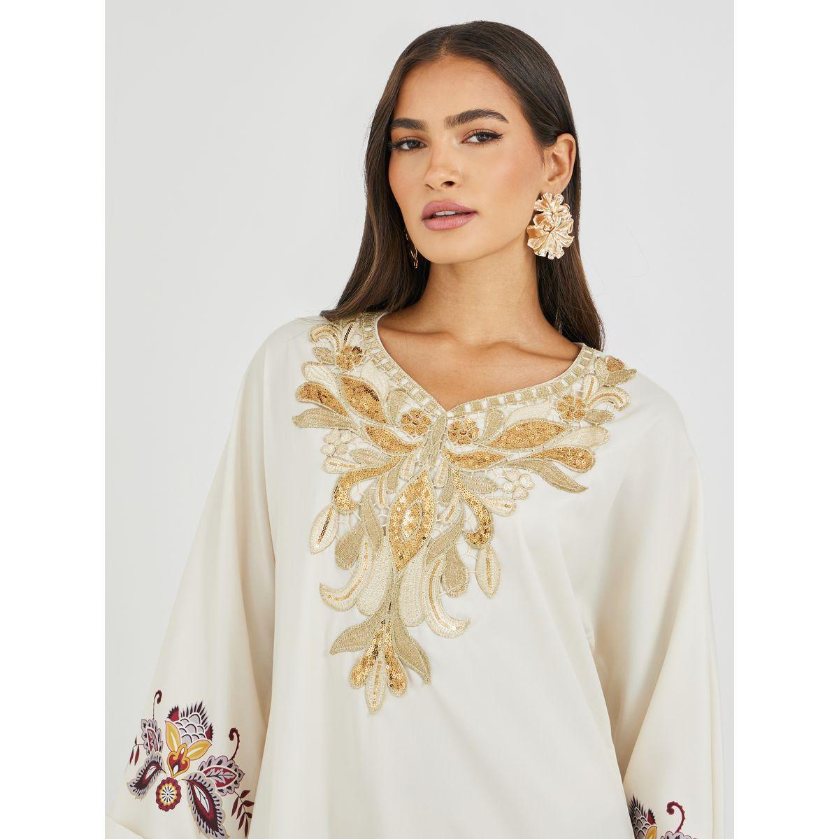 جلابية بطبعة بليسمنت وتفاصيل دانتيل-women-arabicclothing-jalabiyas-image-4