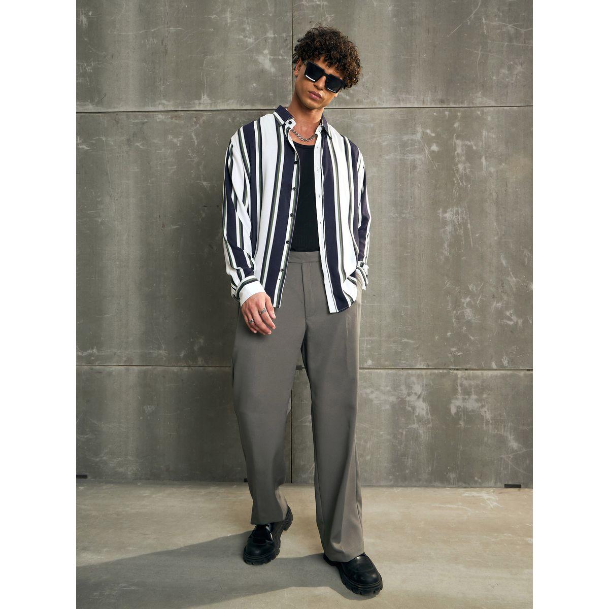 Sassafras Striped Long Sleeve Relaxed Fit Shirt-men-clothing-shirts-image-2