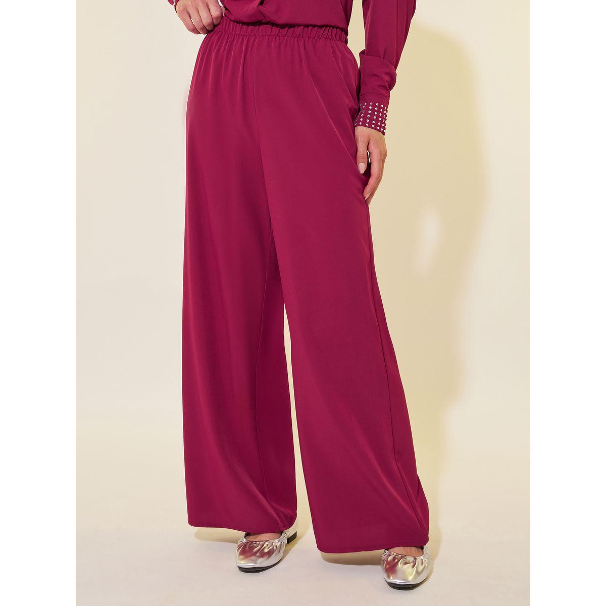 Styli Rhinestone Embellished Cuff Long Sleeve Shirt and Pants Co-Ords-women-clothing-coordsets-image-5