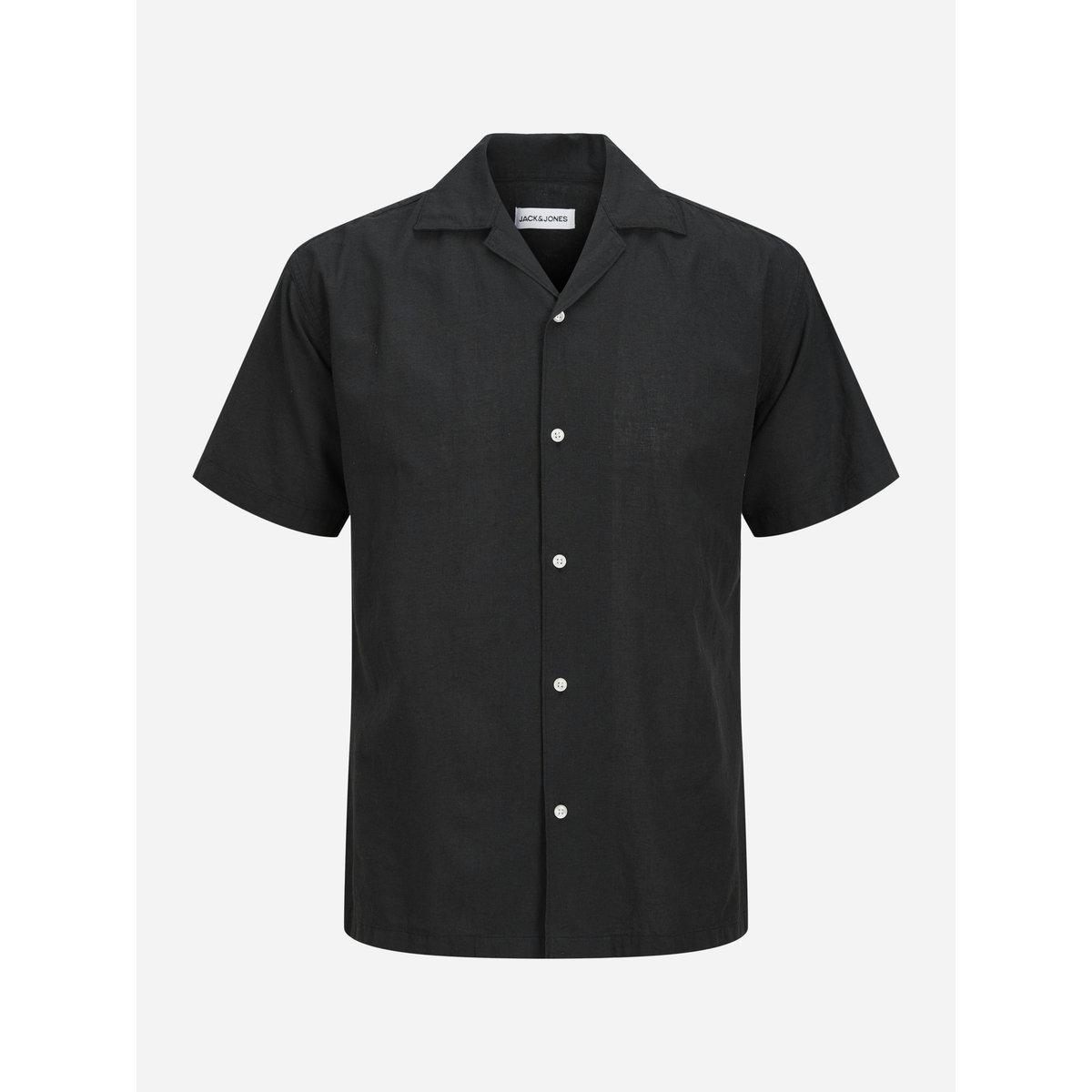 Jack & Jones Solid Resort Collar Regular Fit Shirt-men-clothing-shirts-image-1