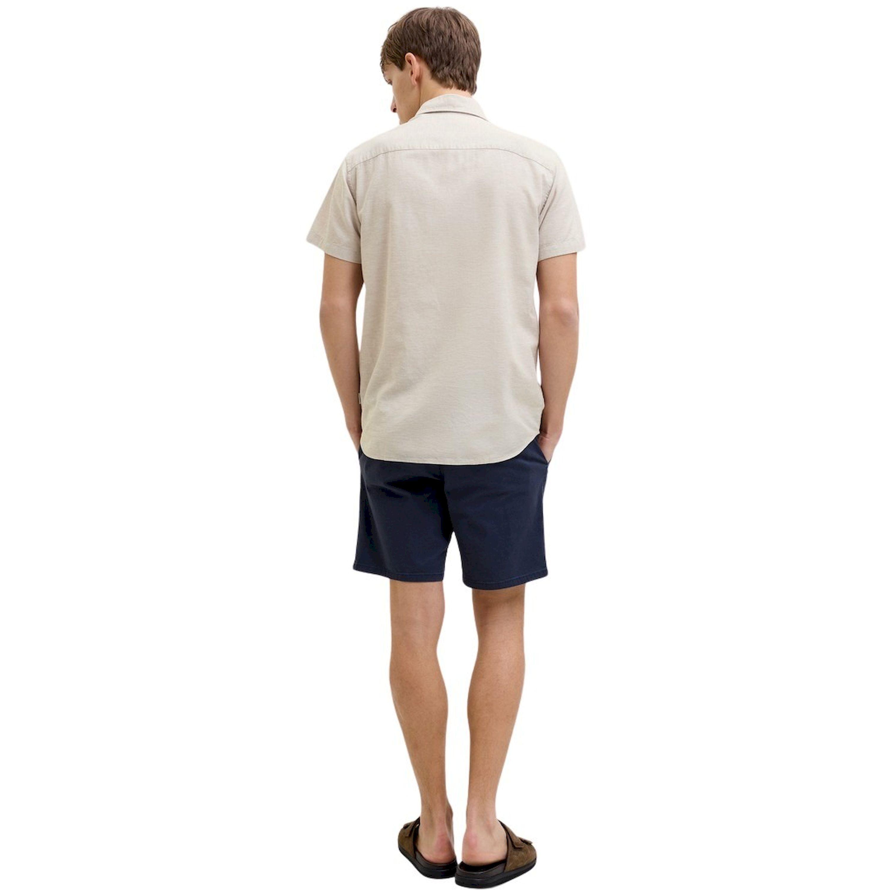 ريبيل × ستايلي - قميص سادة بأكمام قصيرة وقصة عادية-men-clothing-shirts-image-3