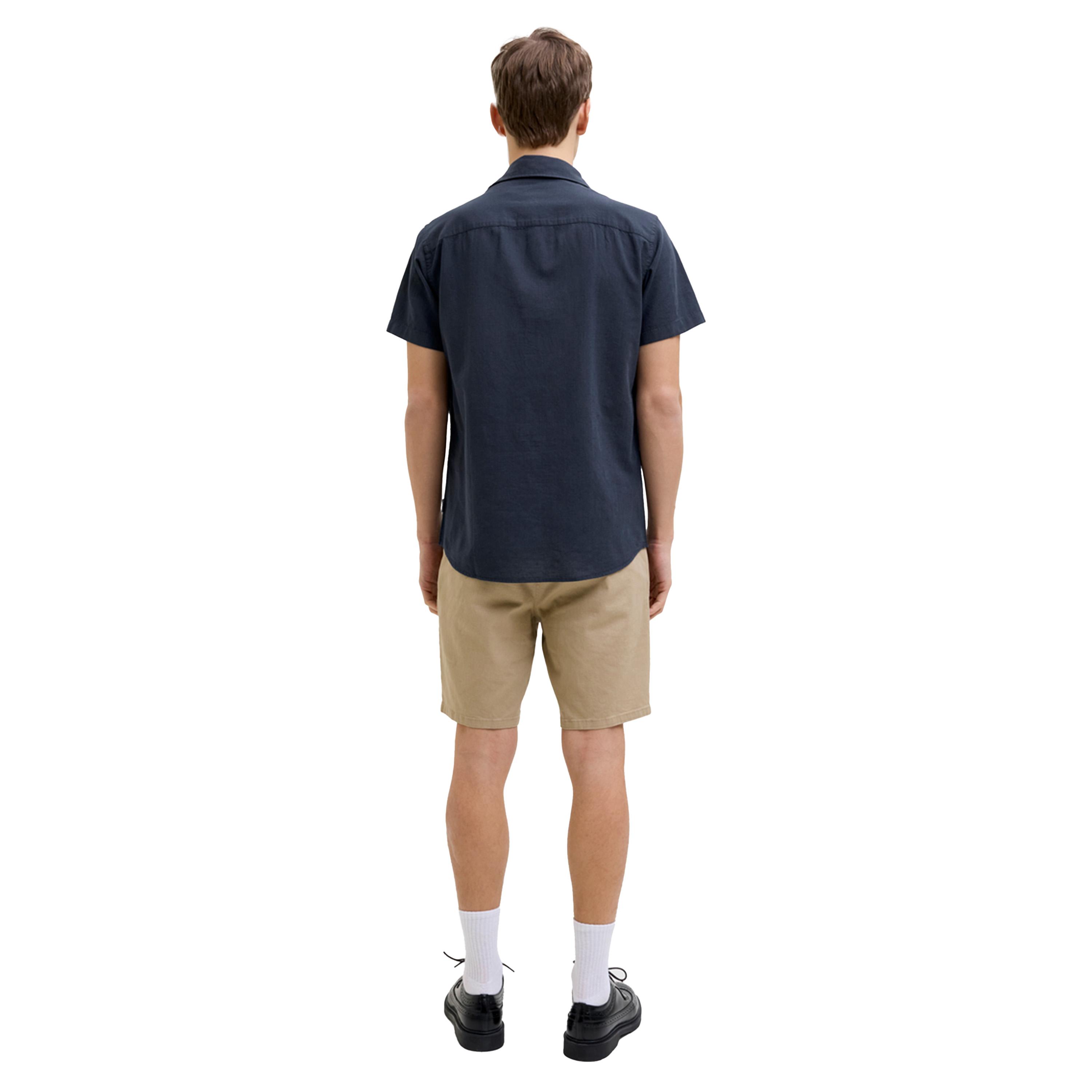 REBEL X Styli Moss Sunny Plain Short Sleeve Regular Fit Shirt-men-clothing-shirts-image-4