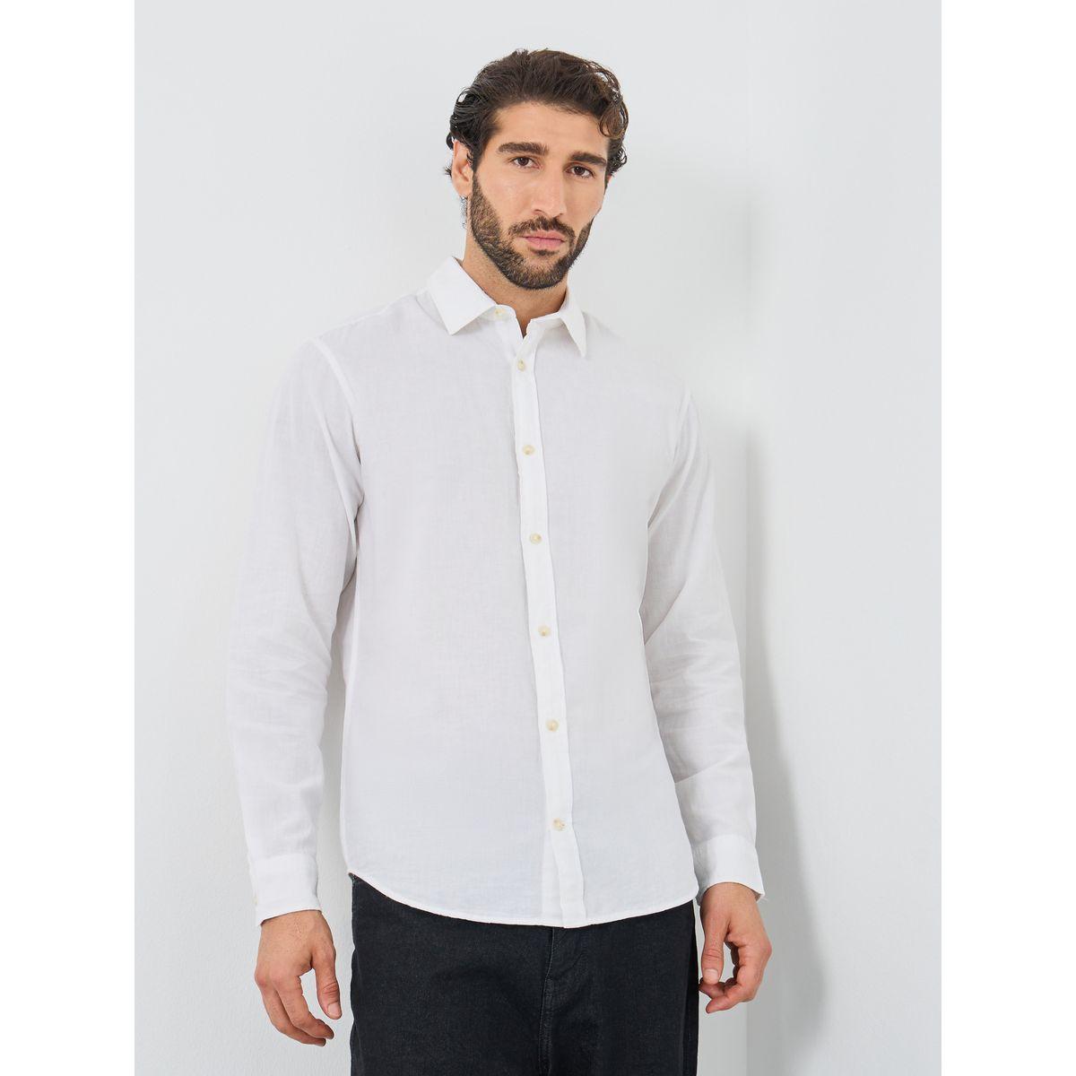 Produkt Solid Spread Collar Regular Fit Shirt-men-clothing-shirts-image-1