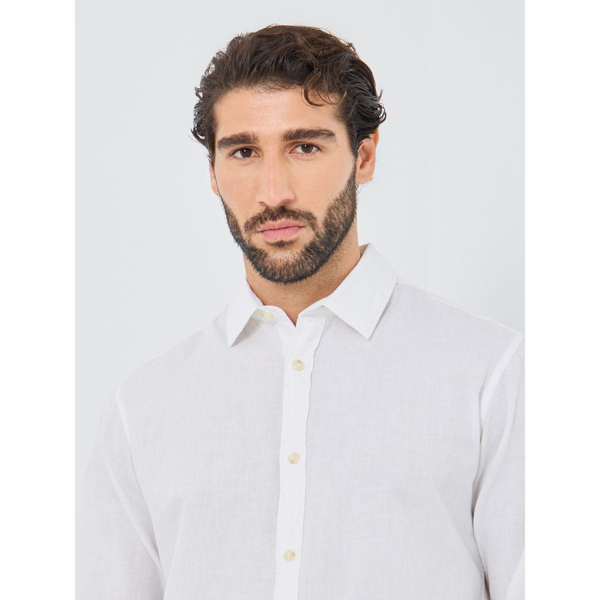 Produkt Solid Spread Collar Regular Fit Shirt-men-clothing-shirts-image-3