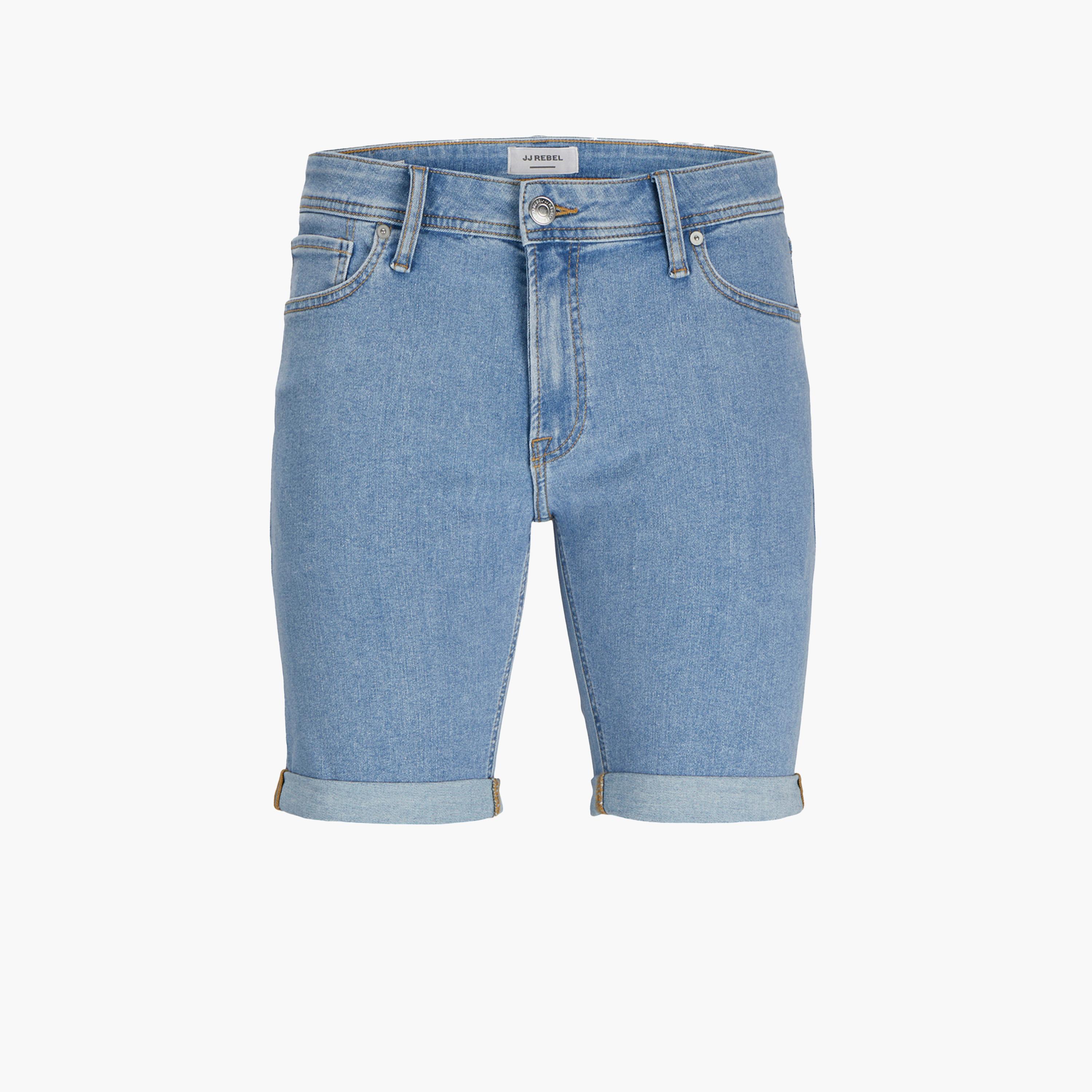 REBEL X Styli Blue Denim Shorts for Men-men-clothing-bottoms-shorts-image-1