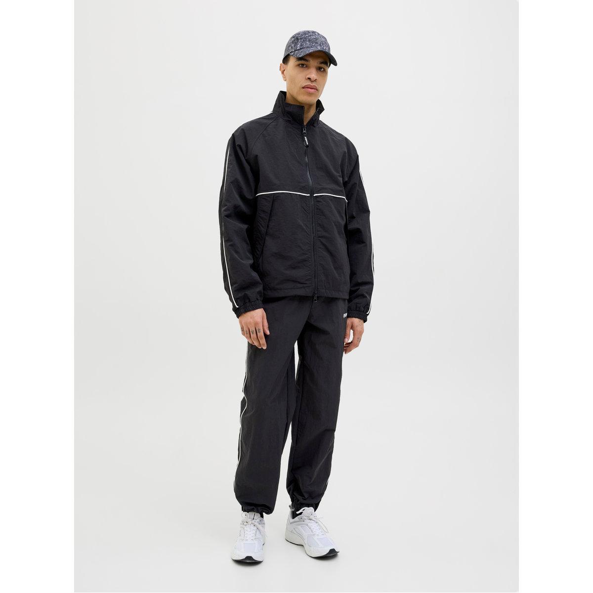 Jack & Jones Mid Rise Relaxed Fit Piped Joggers-men-clothing-bottoms-joggers-image-2