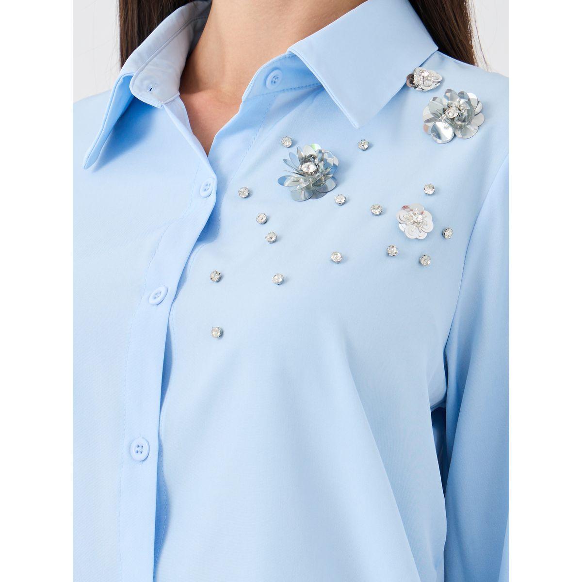 طقم منسق من بنطال وبلوزة بأكمام طويلة-women-clothing-coordsets-image-3