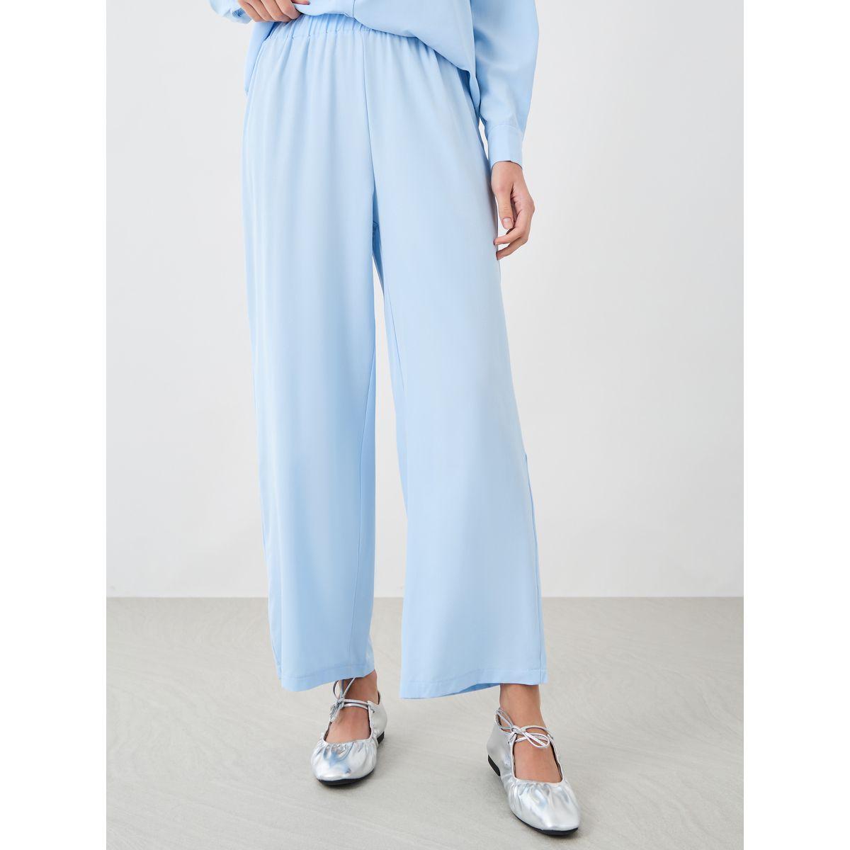 طقم منسق من بنطال وبلوزة بأكمام طويلة-women-clothing-coordsets-image-4