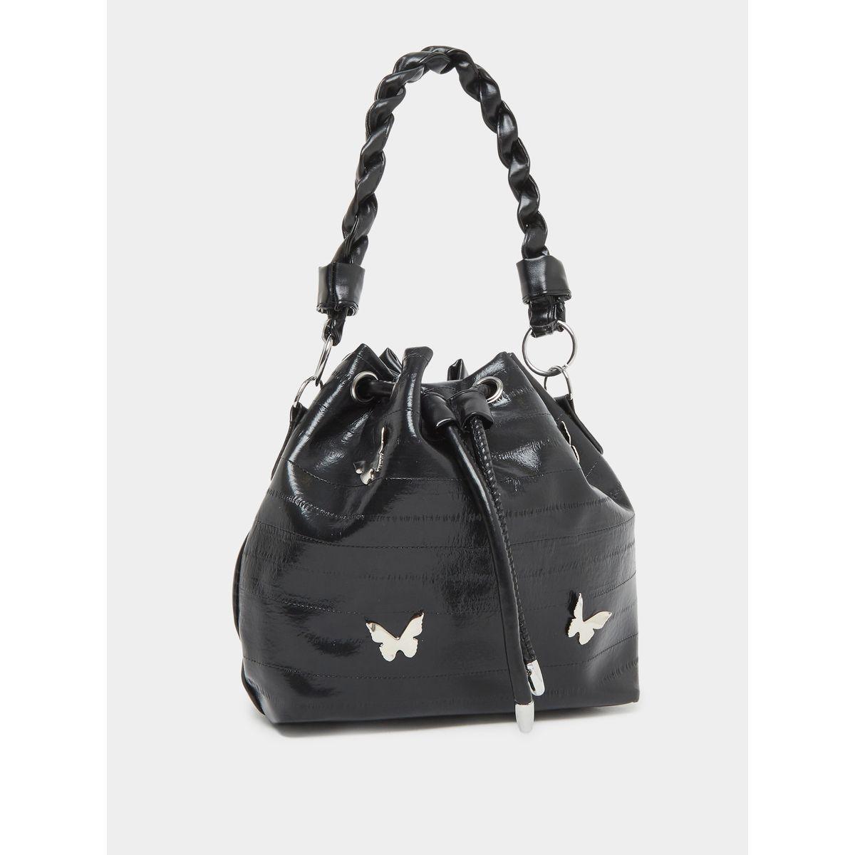 شنطة منمقة بحزام مضفر مع أربطة-women-bagsandwallets-handbags-image-1