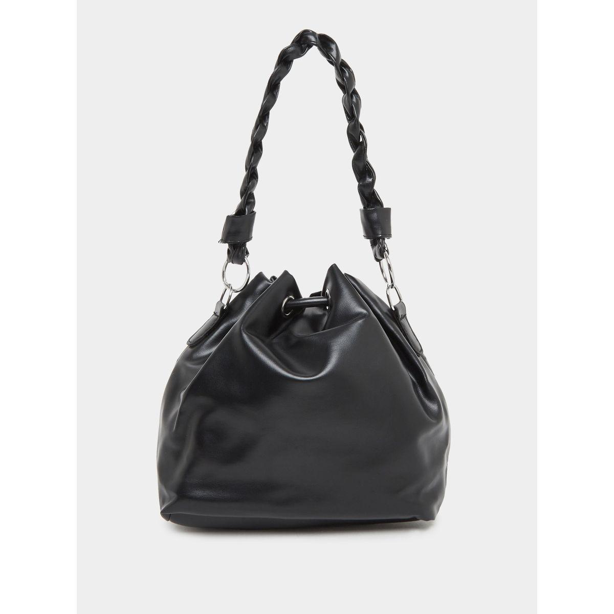 Styli Braided Strap Embellished Bag with Drawstring-women-bagsandwallets-handbags-image-2