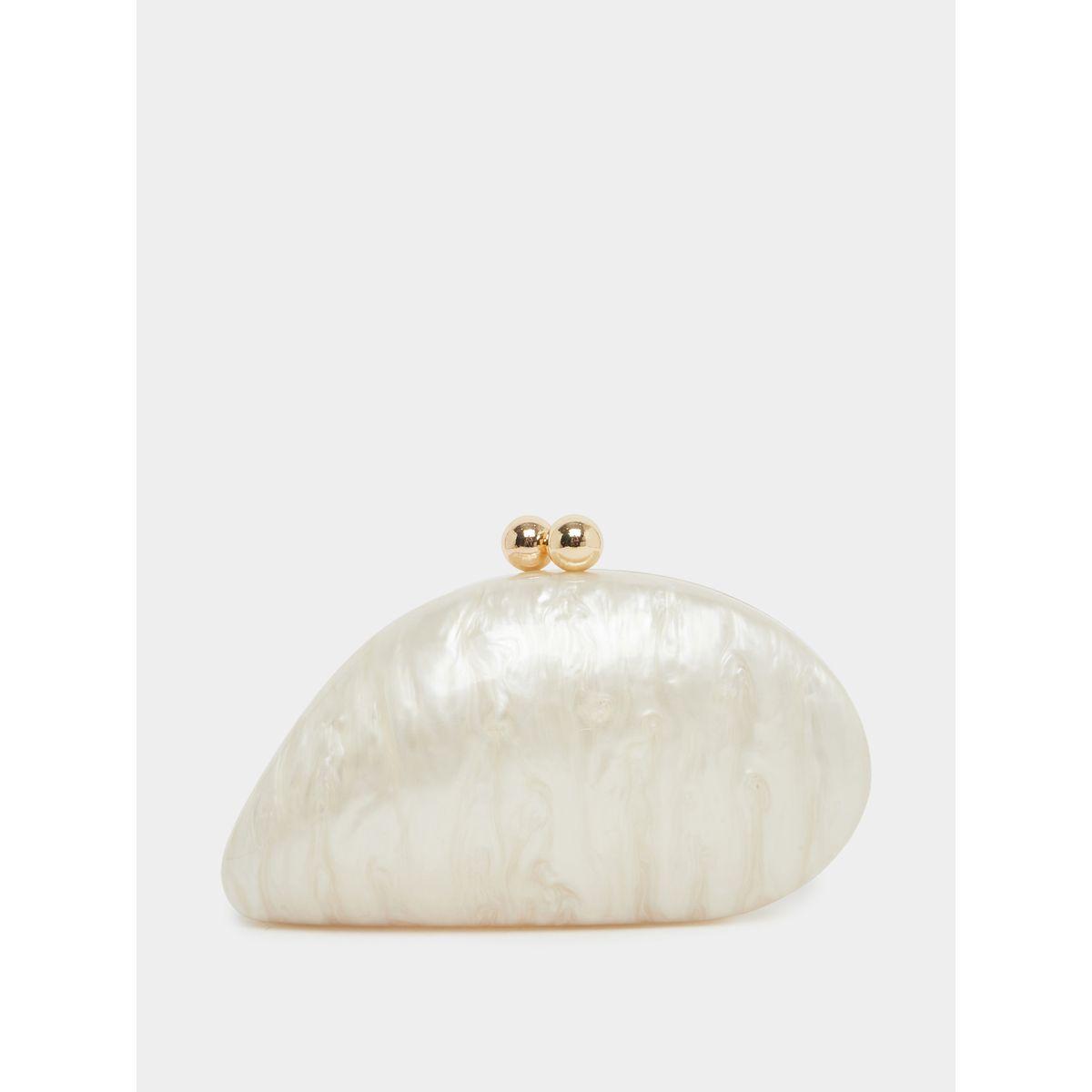Styli Marbled Clutch Bag with Chain Strap-women-bagsandwallets-handbags-image-2