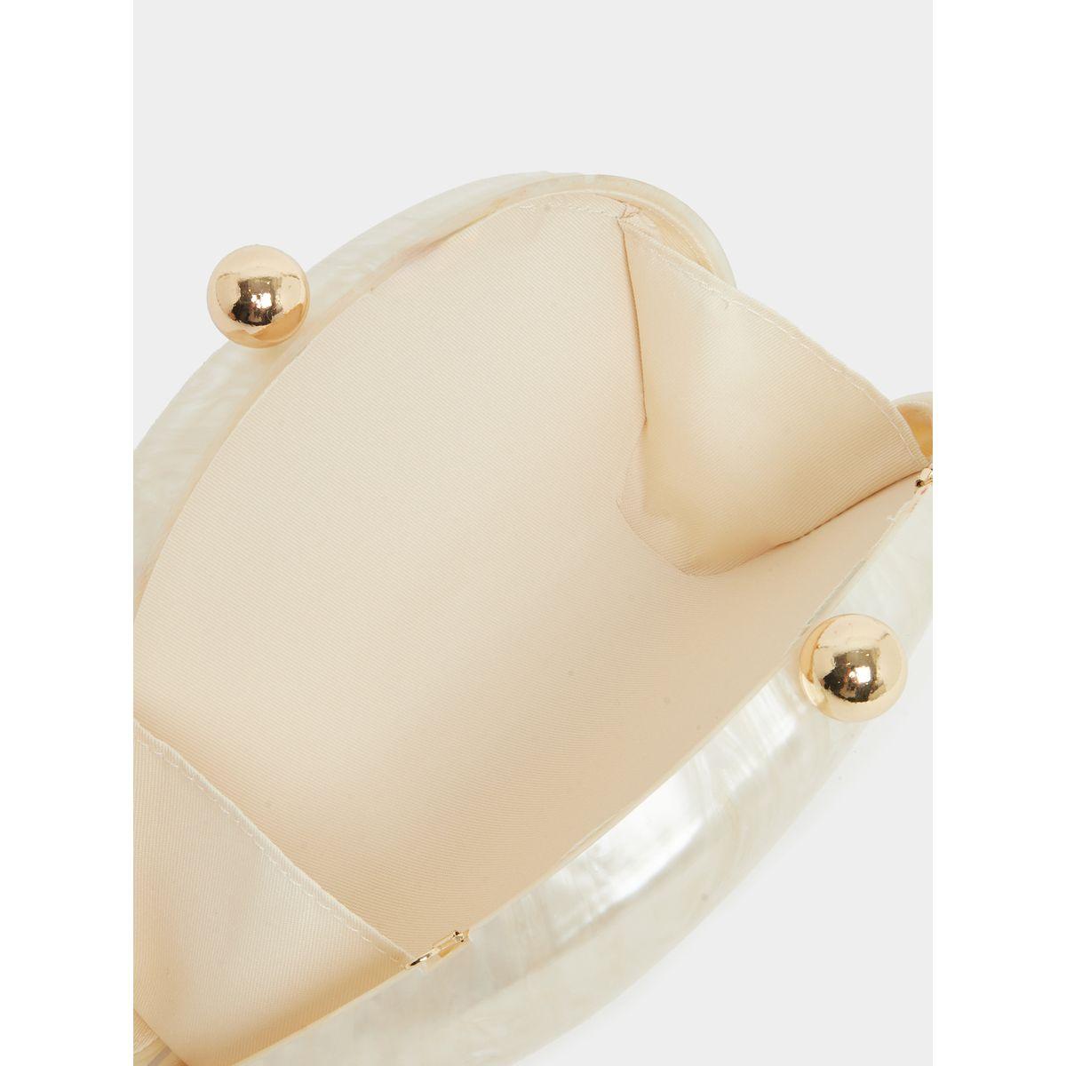 Styli Marbled Clutch Bag with Chain Strap-women-bagsandwallets-handbags-image-4