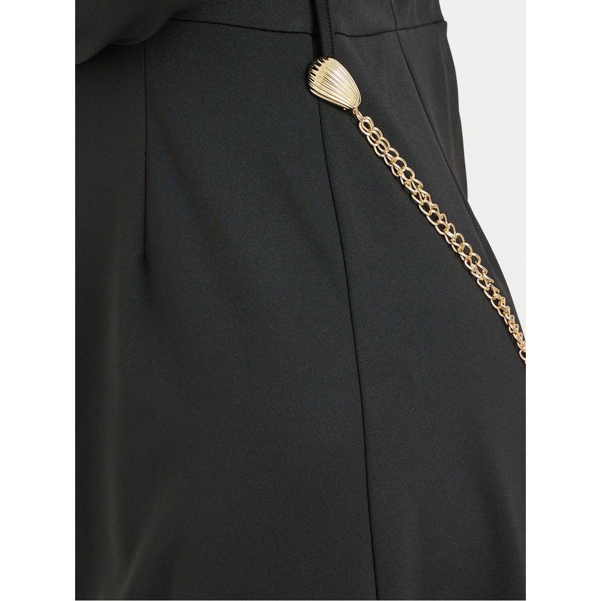 فستان ميدي سادة بحافة واسعة وأكمام طويلة-women-clothing-dresses-image-4