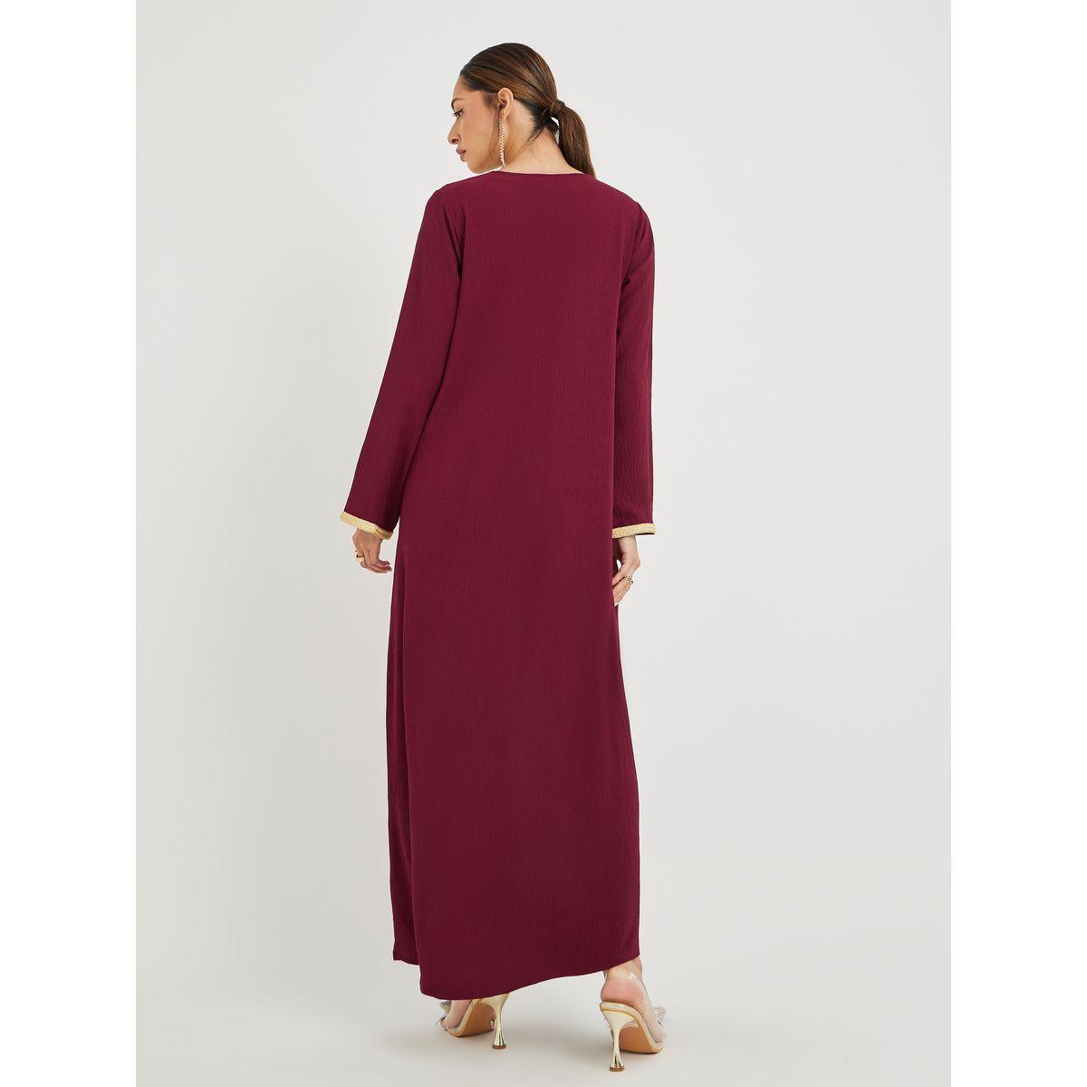 جلابية طويلة بتفاصيل دانتيل-women-arabicclothing-jalabiyas-image-5