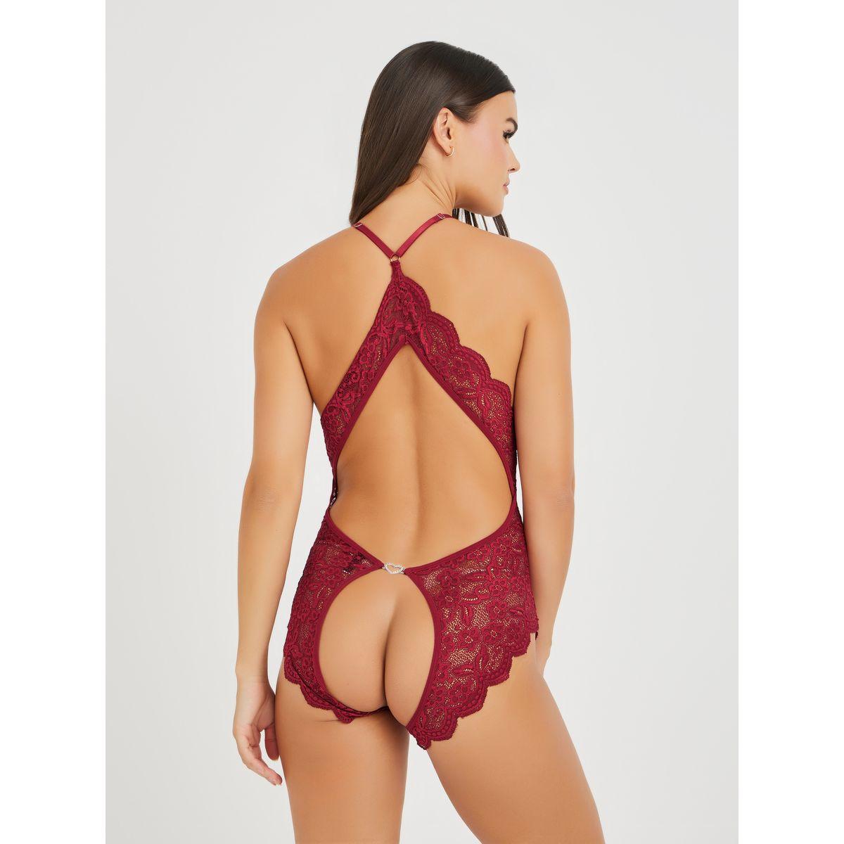 Styli Apex Strap Lace Bodysuit with Cut Out Back-women-clothing-lingerie-corsets-image-3
