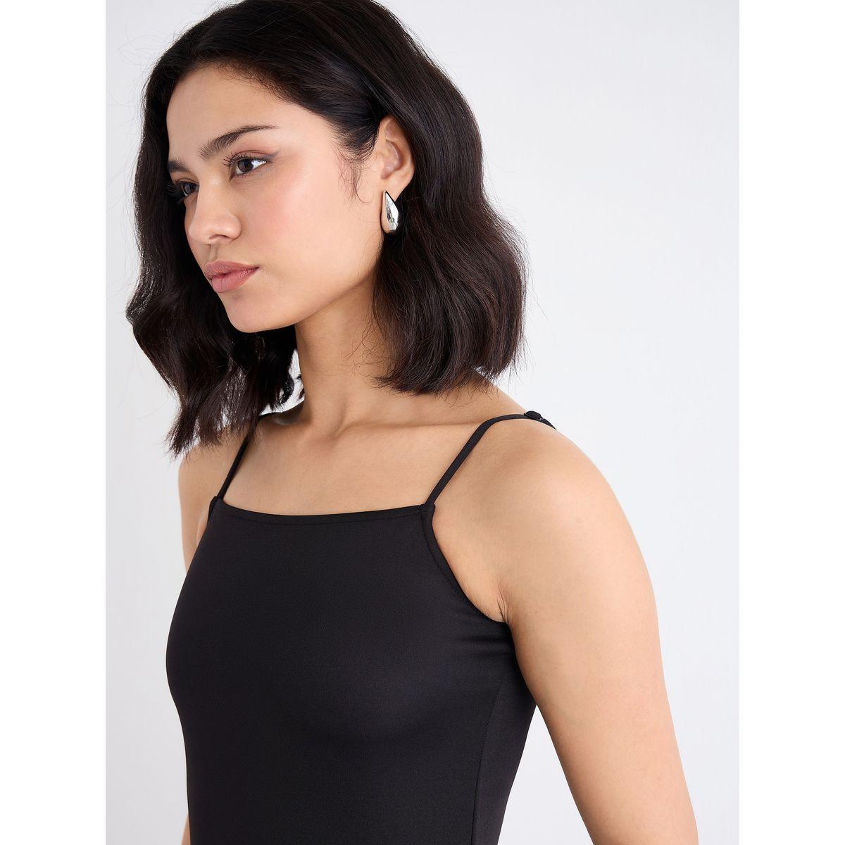 فستان طويل بتفاصيل كسرات مع حمالات-women-clothing-dresses-image-4