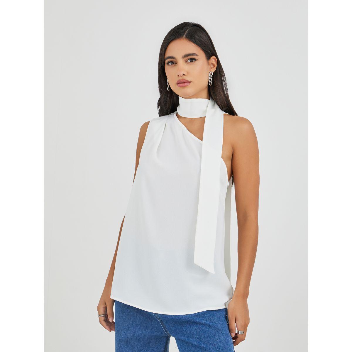 Styli Tie-Neck One Shoulder Top-women-clothing-shirtsandblouses-blouses-image-2