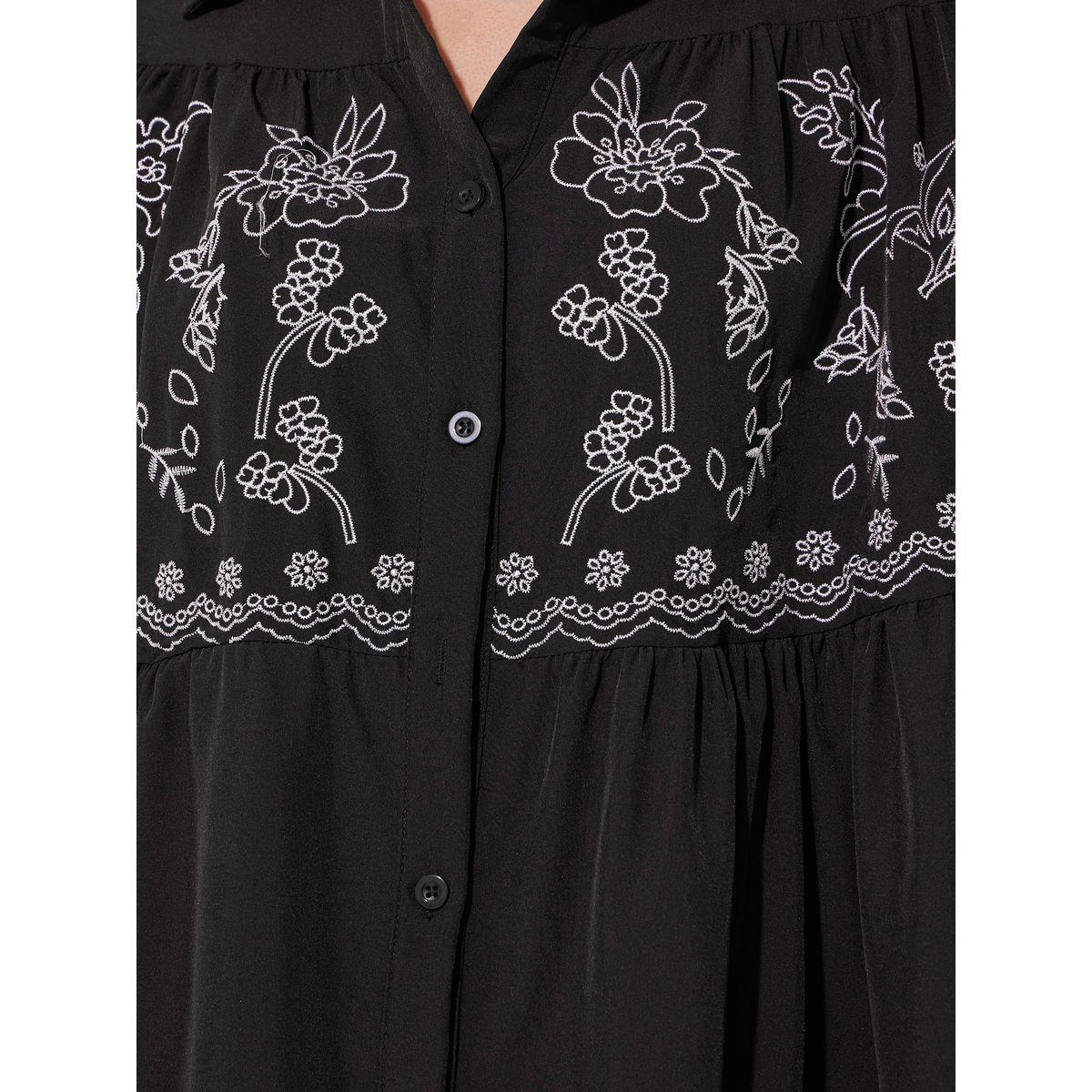 Styli Floral Embroidered Top and Pants Co-Ords-women-clothing-coordsets-image-4