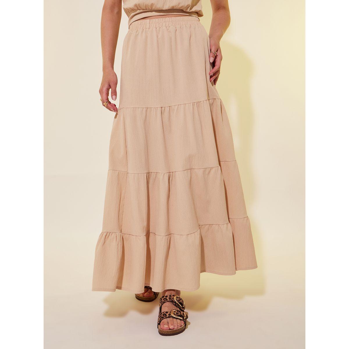 طقم منسق من تنورة طويلة وبلوزة بأكمام مُمتدة-women-clothing-coordsets-image-6