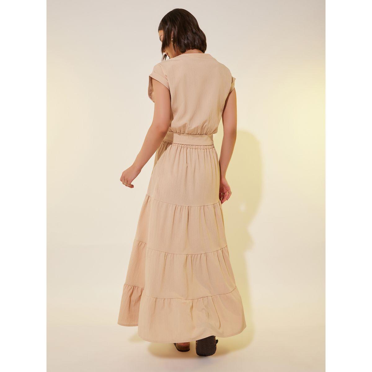 طقم منسق من تنورة طويلة وبلوزة بأكمام مُمتدة-women-clothing-coordsets-image-7