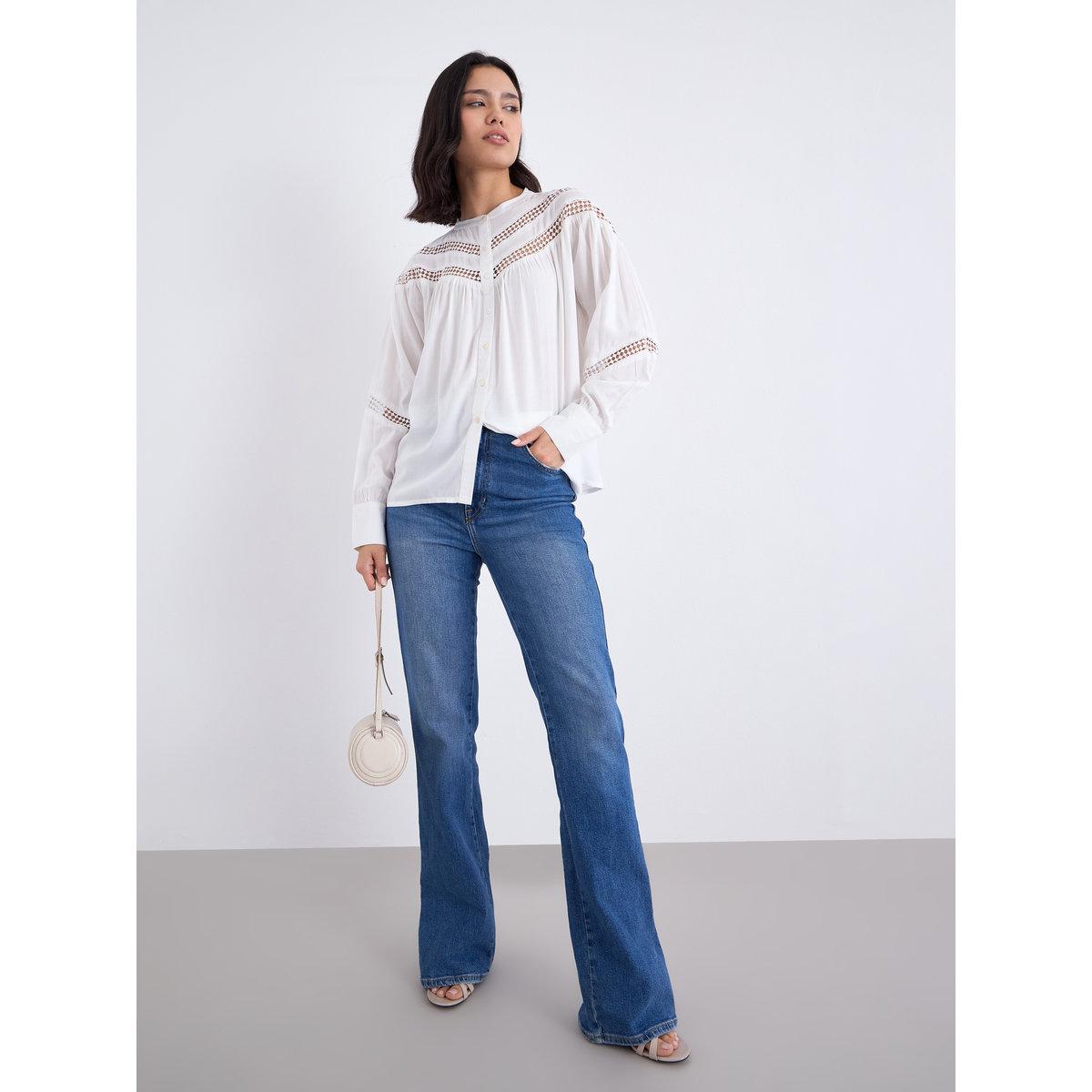 بلوزة بتفاصيل أزرار مع دانتيل-women-clothing-shirtsandblouses-blouses-image-6