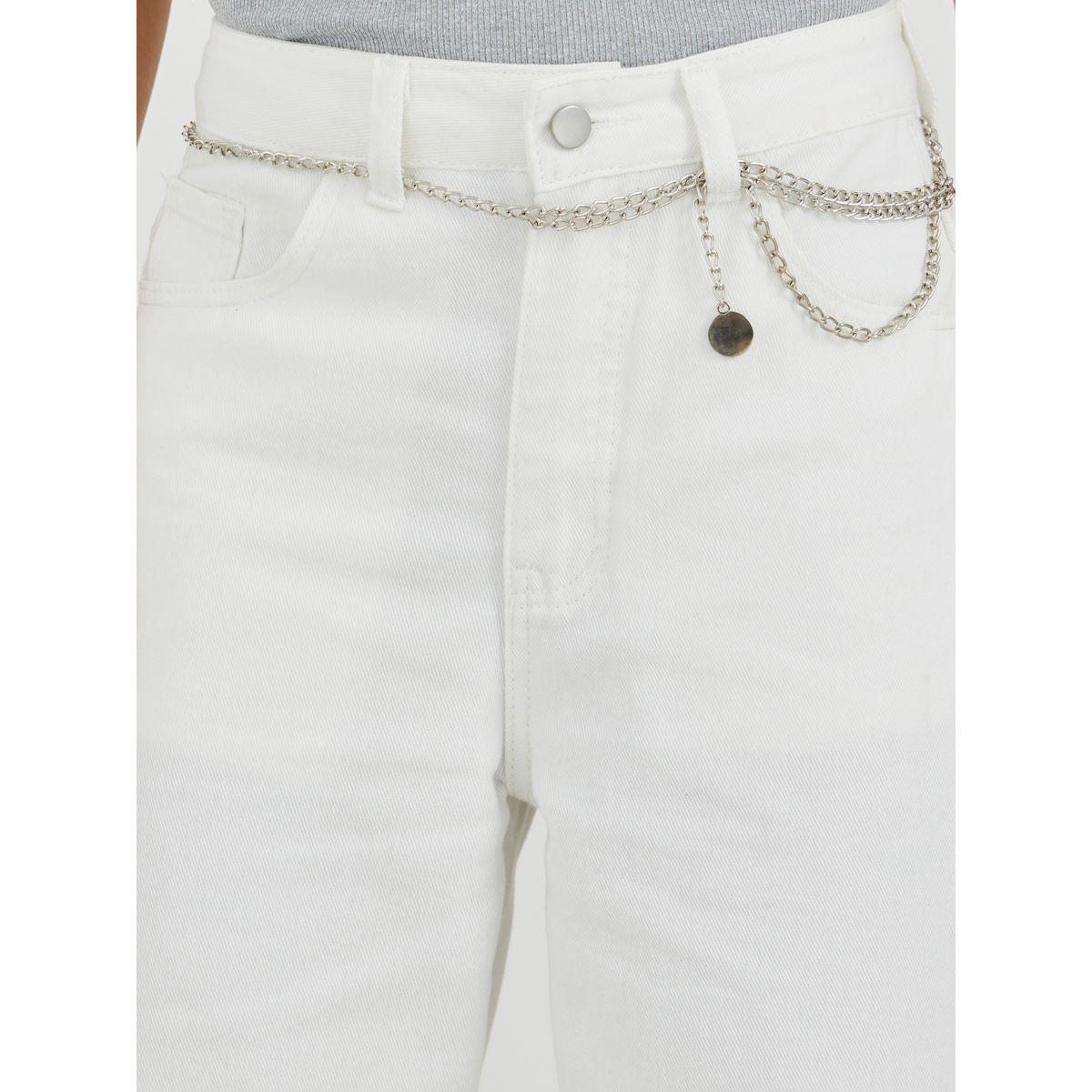 جينز سادة بأرجل واسعة مع حزام بنمط سلسلة-women-clothing-bottoms-jeans-image-3