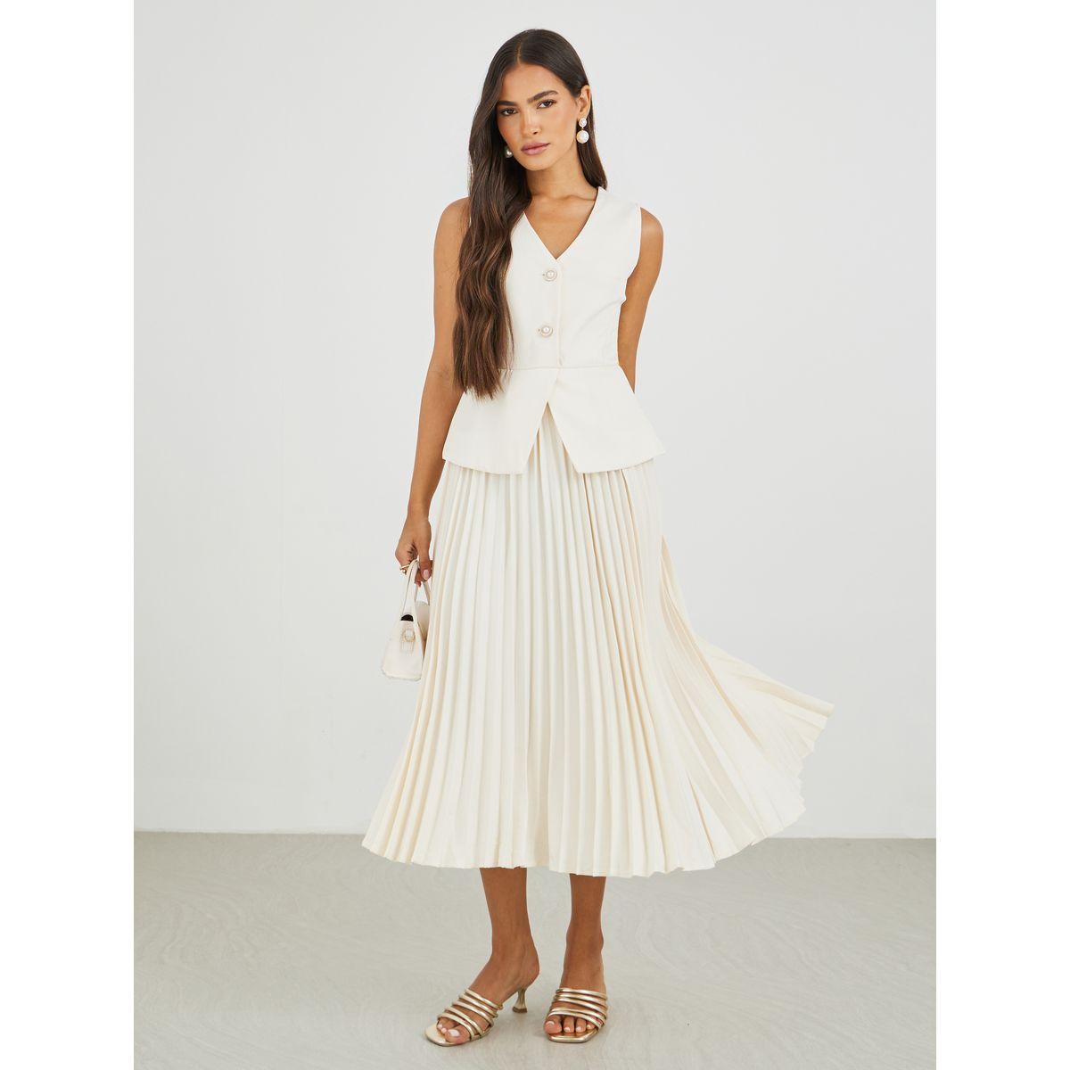 فستان ميدي سادة بلا أكمام-women-clothing-dresses-image-1