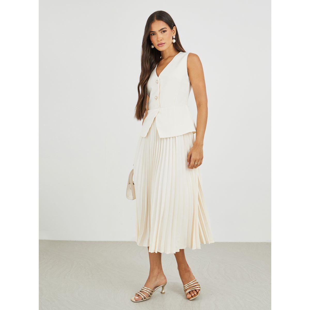 فستان ميدي سادة بلا أكمام-women-clothing-dresses-image-2