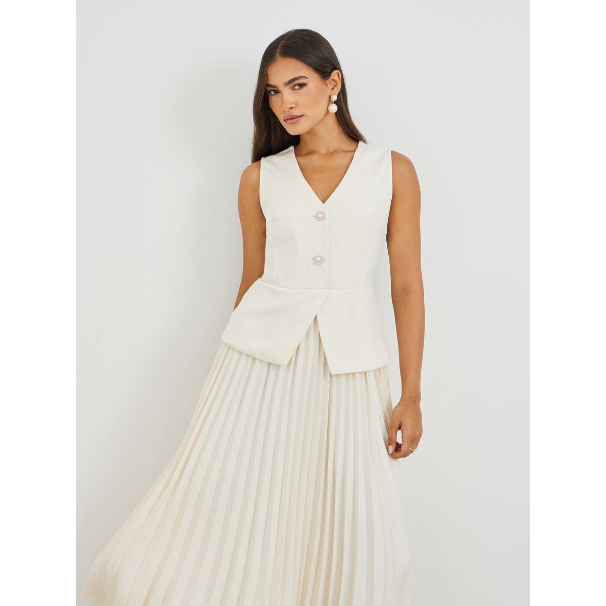 فستان ميدي سادة بلا أكمام-women-clothing-dresses-image-3