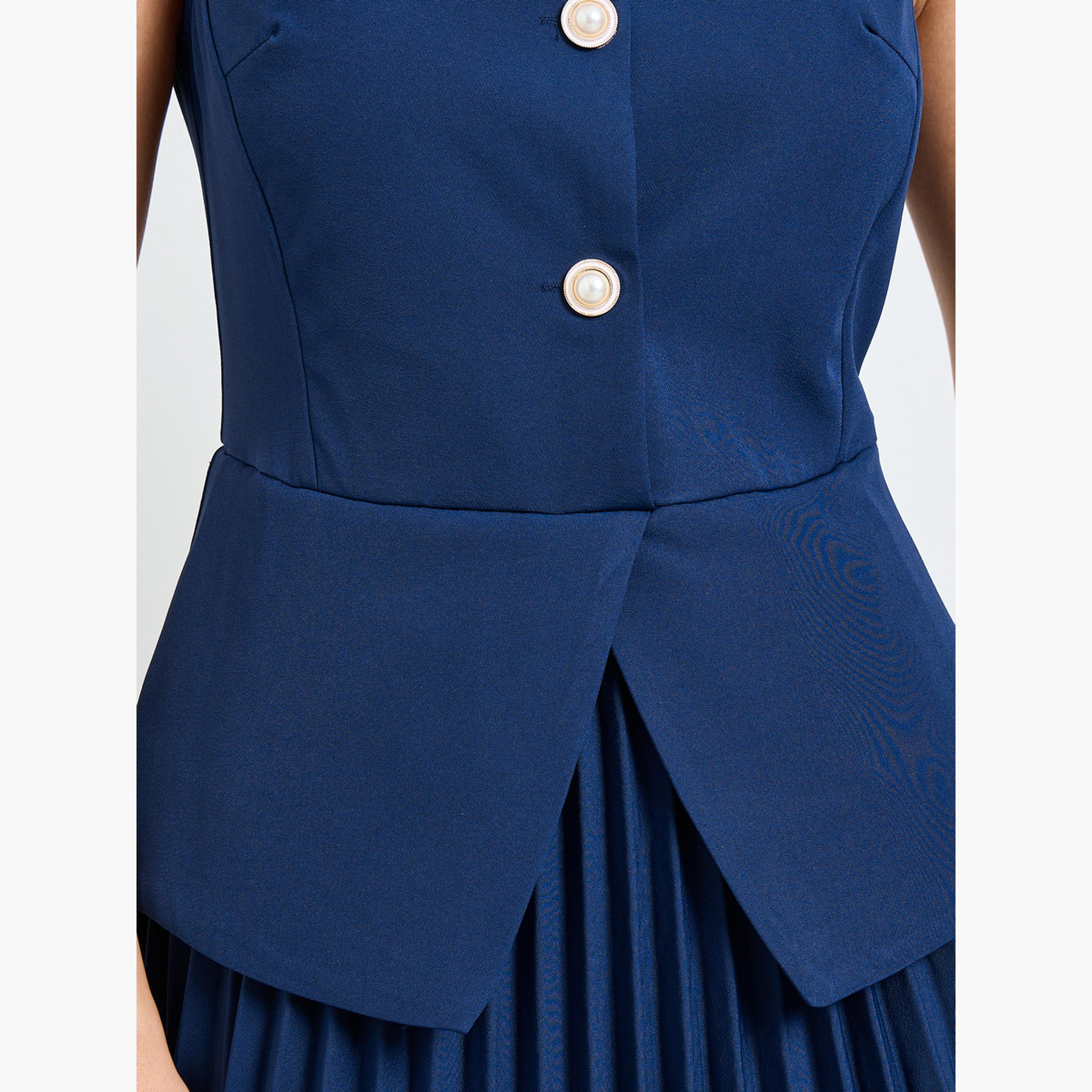 فستان ميدي بليزر بكسرات-women-clothing-dresses-image-5