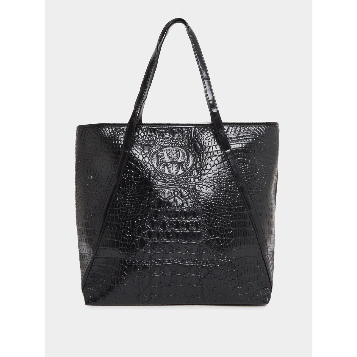 Styli Animal Textured Shoulder Bag with Zip Closure-women-bagsandwallets-handbags-image-2