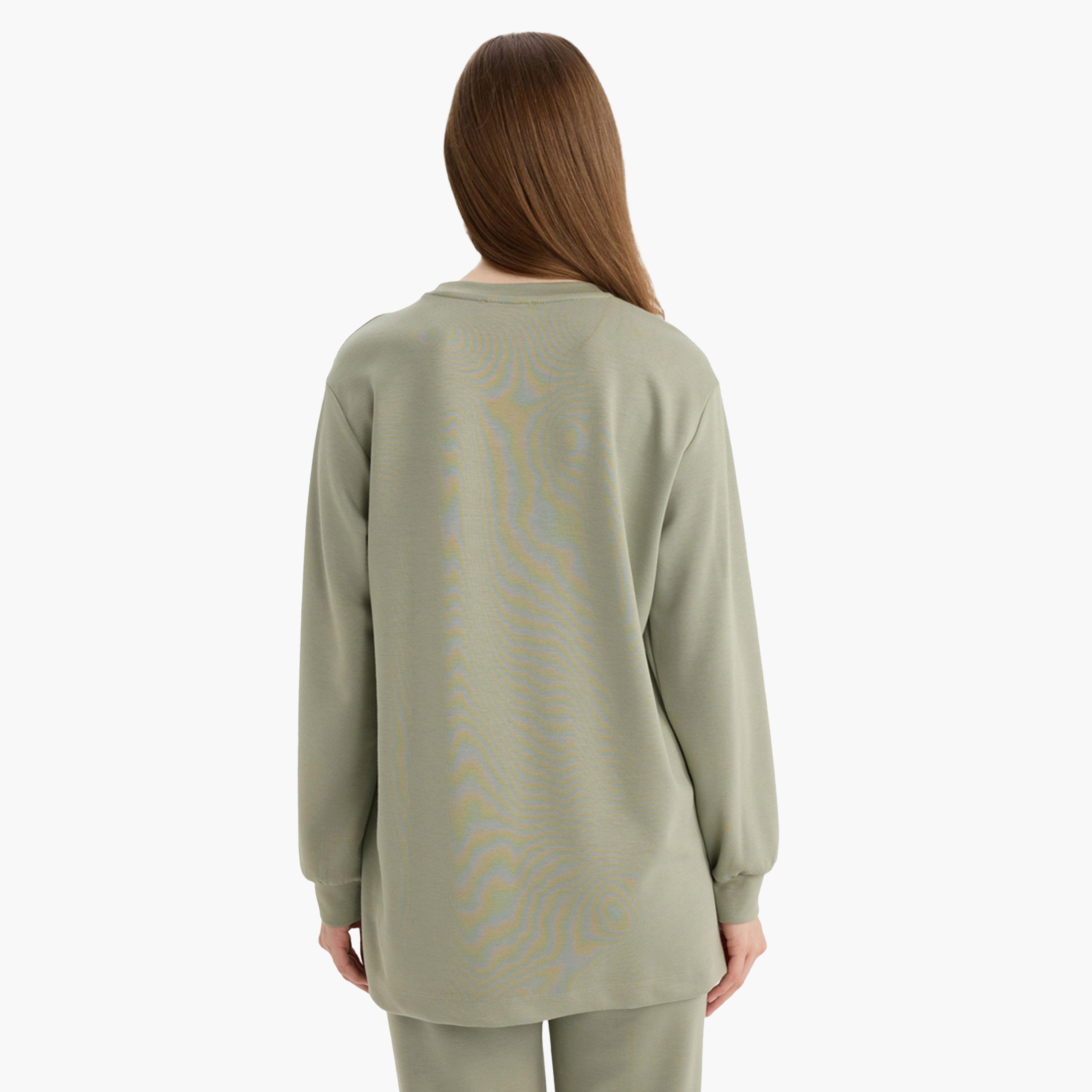 ديفاكتو × ستايلي - تونيك بأكمام طويلة وقصّة عادية-women-clothing-shirtsandblouses-blouses-image-5