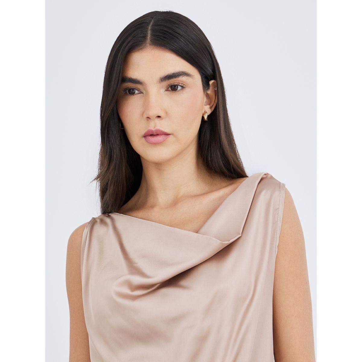 قميص نوم ساتان بياقة منسدلة مع تفاصيل دانتيل-women-clothing-nightwear-nighties-image-3
