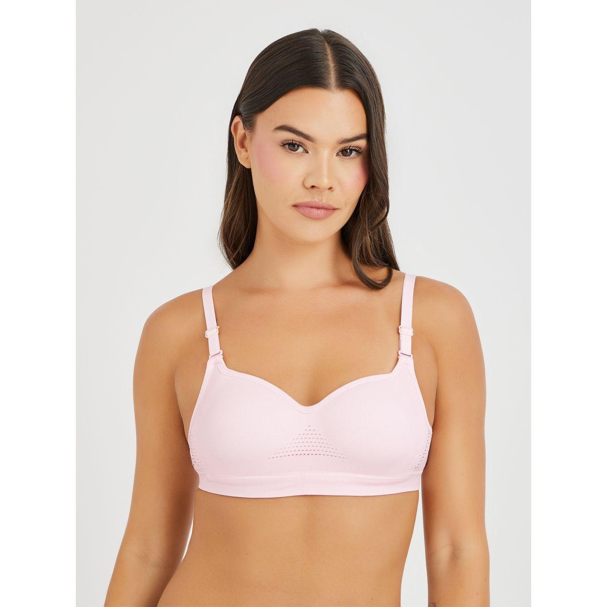 مجموعة من 3 صدريات بتصميم تيشيرت وتفاصيل درزات-women-clothing-lingerie-bras-image-7