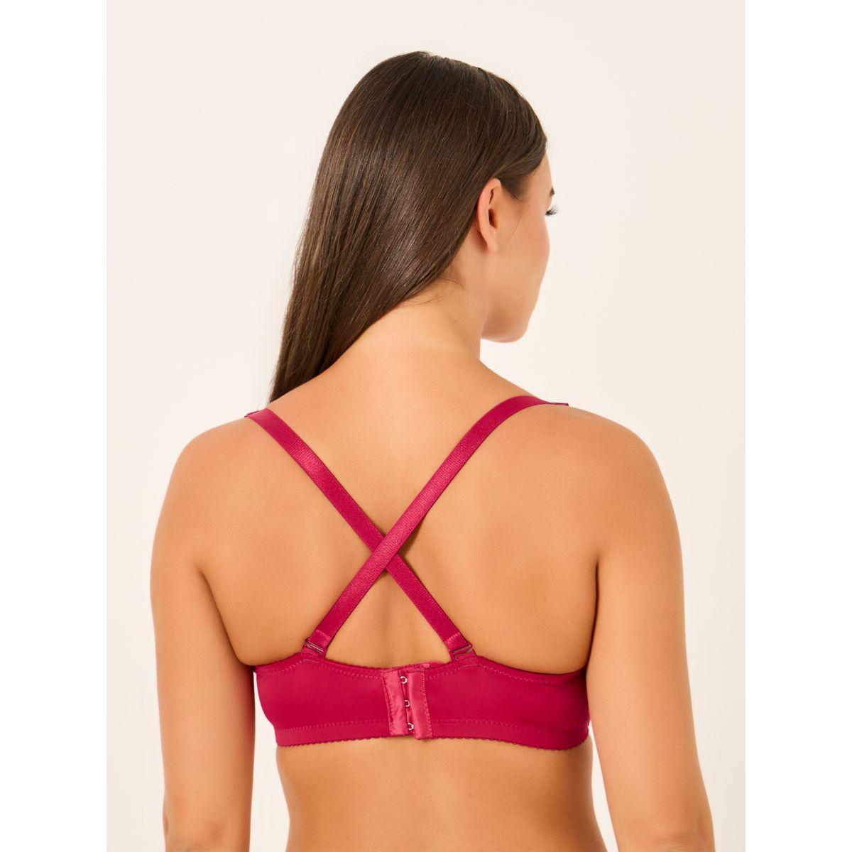 Styli Floral Lace Padded Wired Full Cup Bra with Metal Trim-women-clothing-lingerie-bras-image-5