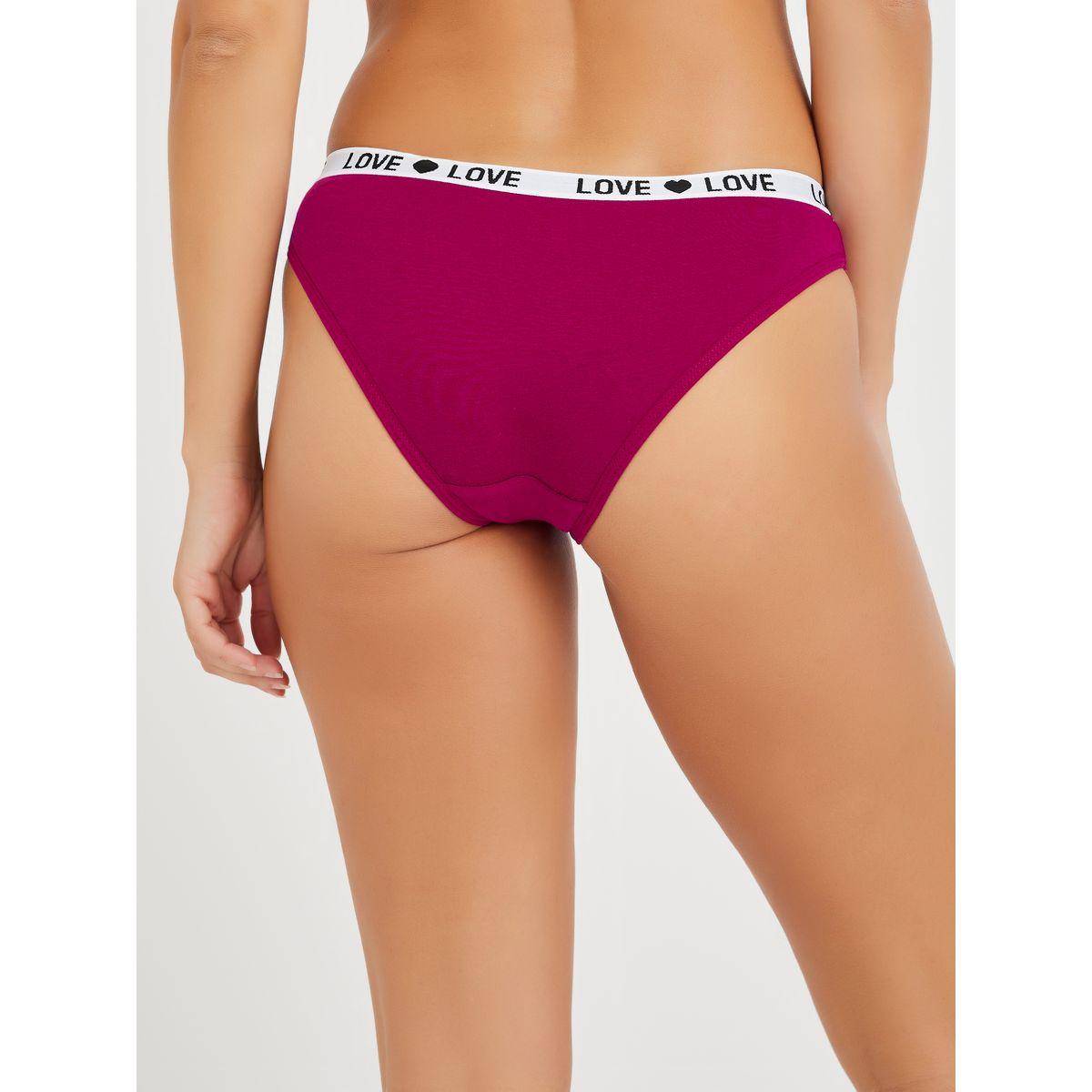 Styli Pack of 3 - Solid Bikini Briefs with Jacquard Text Waistband-women-clothing-lingerie-panties-image-5