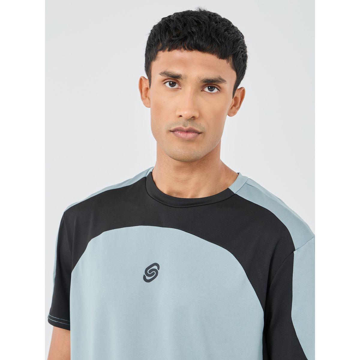 Styli Color Block Panelled Ultra Stretch Oversized T-Shirt-men-clothing-sportswearandactivewear-tshirtsandpolos-image-3