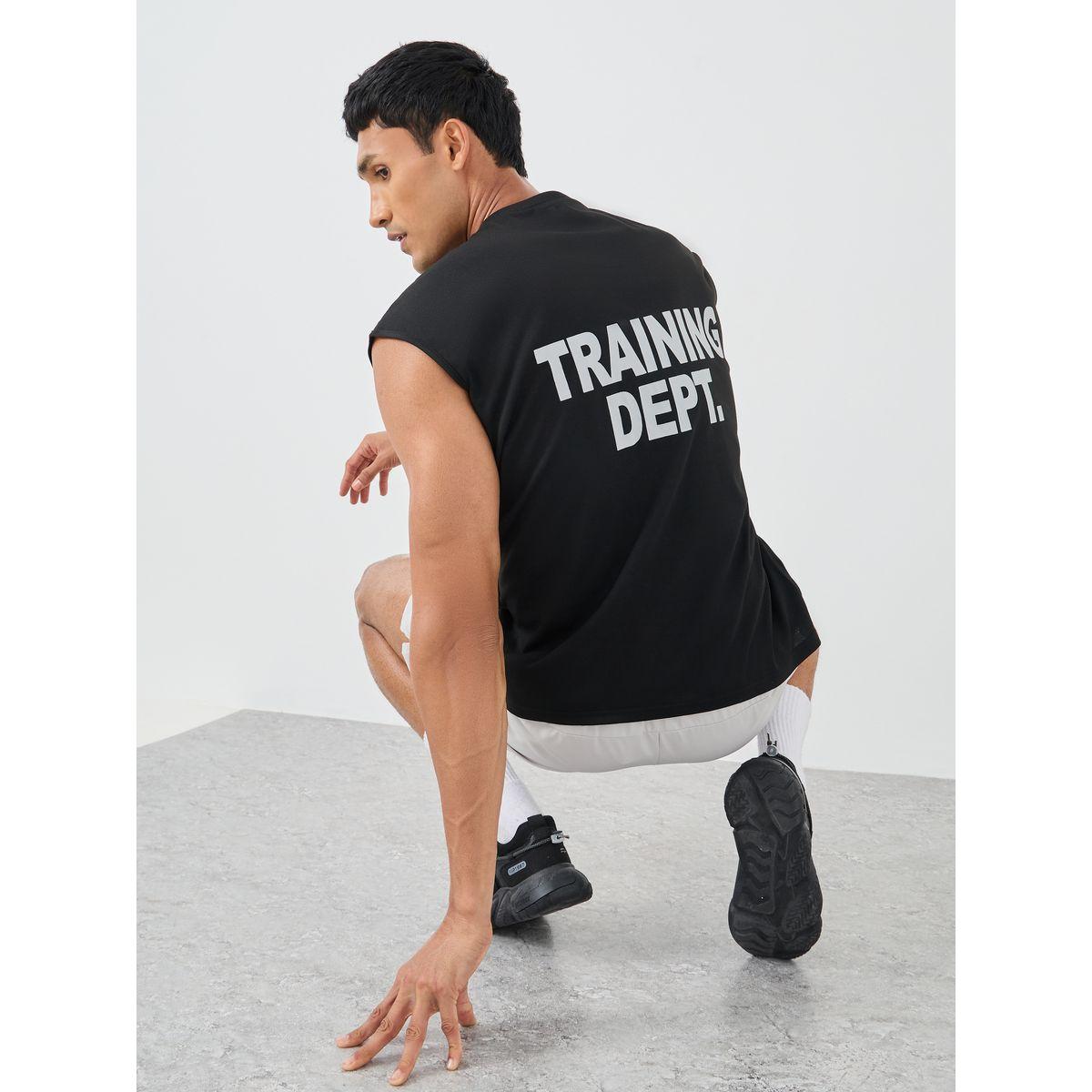 تيشيرت كت فضفاض بفتحة ذراع منخفضة وأكمام كاب-men-clothing-sportswearandactivewear-tshirtsandpolos-image-1
