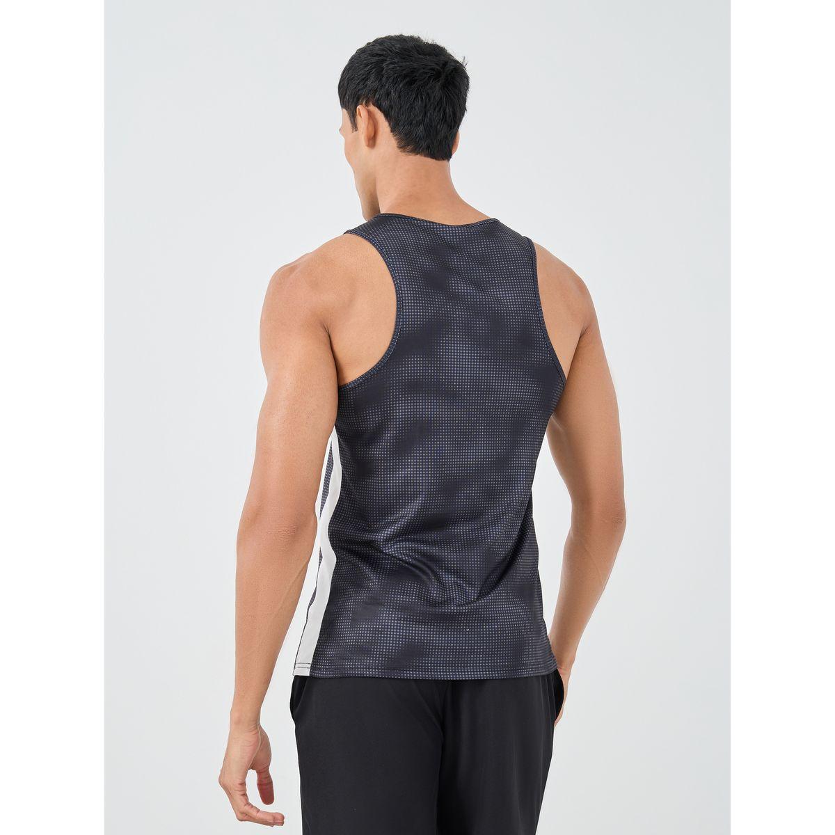 Styli All Over Print Super Stretch Tank with Side Tape Detail-men-clothing-sportswearandactivewear-tshirtsandpolos-image-4