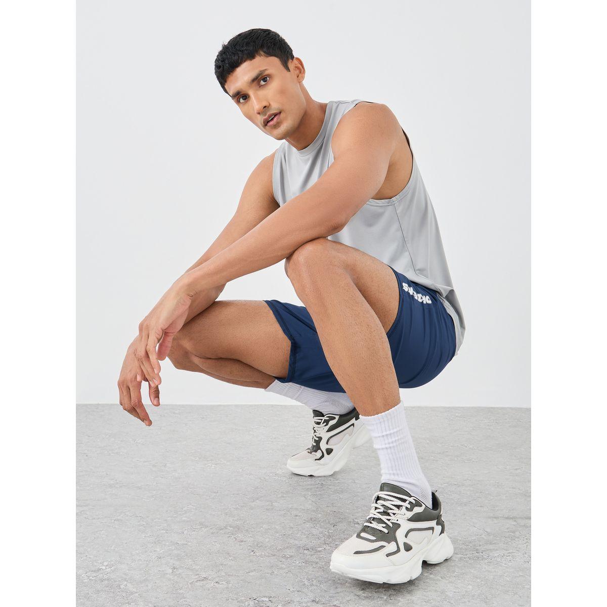 Styli Contrast Waistband Regular Fit 7inch Shorts-sports-men-clothing-bottoms-shorts-image-2