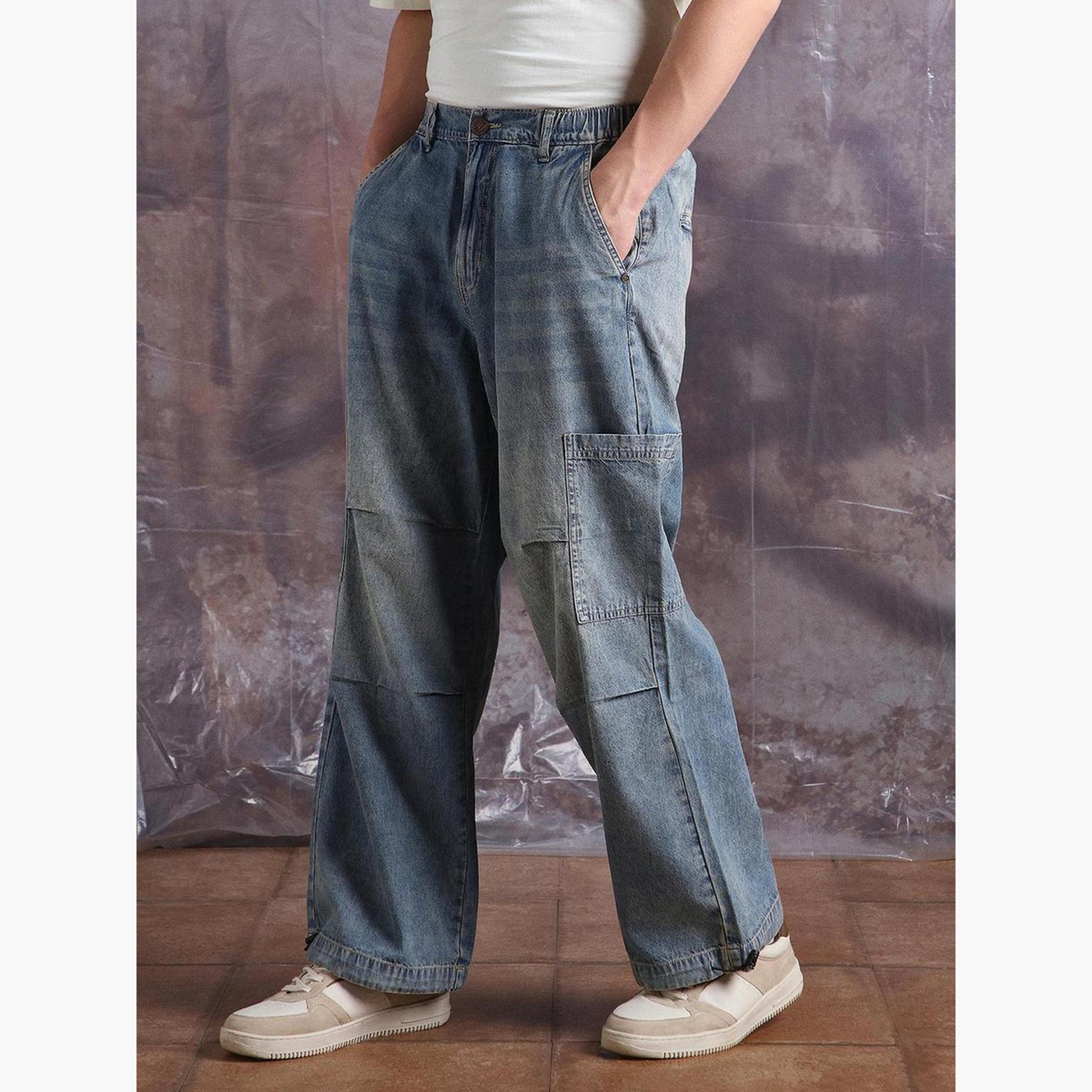 هوبرهولم - بنطال جينز واسع من قماش الدنيم لون أزرق فاتح للرجال-men-clothing-bottoms-jeans-image-6