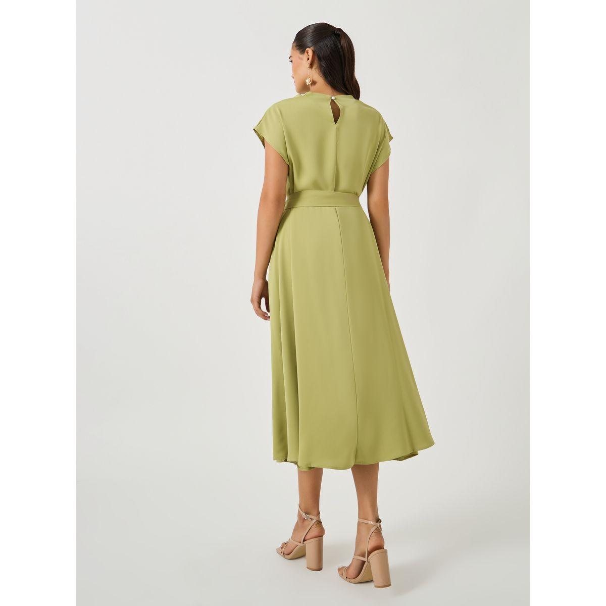 فستان ميدي سادة بحافة واسعة-women-clothing-dresses-image-5