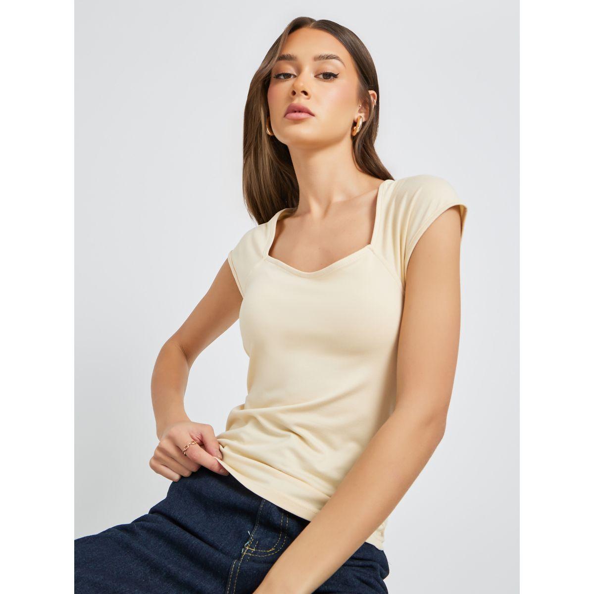 مجموعة من 3 تيشيرتات سادة-women-clothing-tshirts-image-2