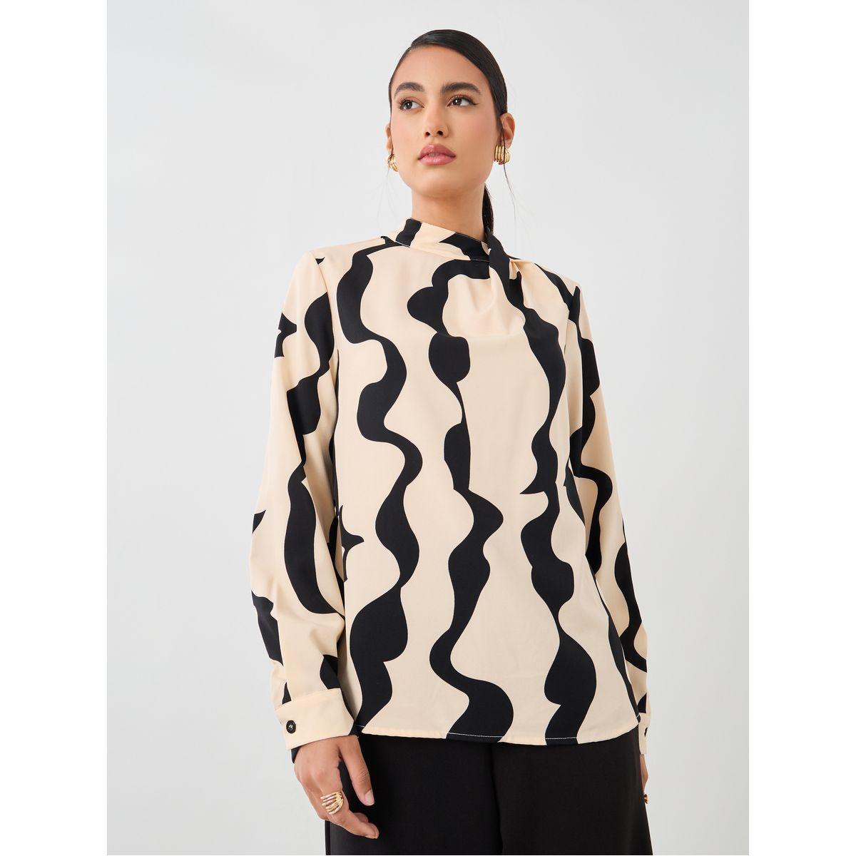 Styli Printed Long Sleeve Regular Fit Top-women-clothing-shirtsandblouses-blouses-image-3