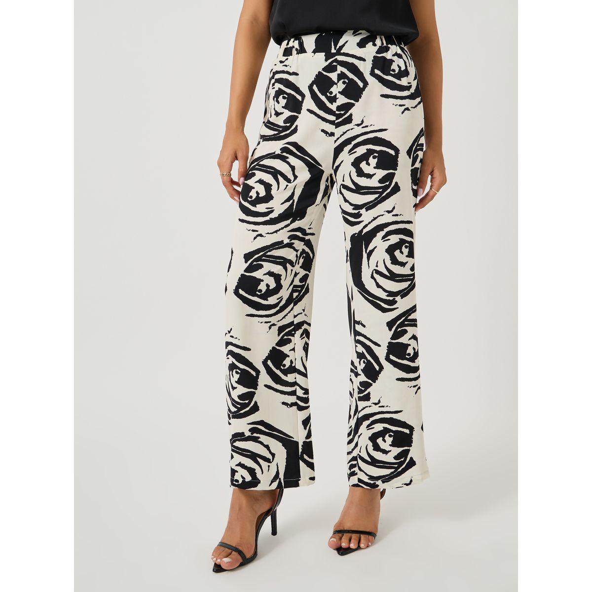 طقم منسق من بنطال بأرجل واسعة وبلوزة بلا أكمام-women-clothing-coordsets-image-5