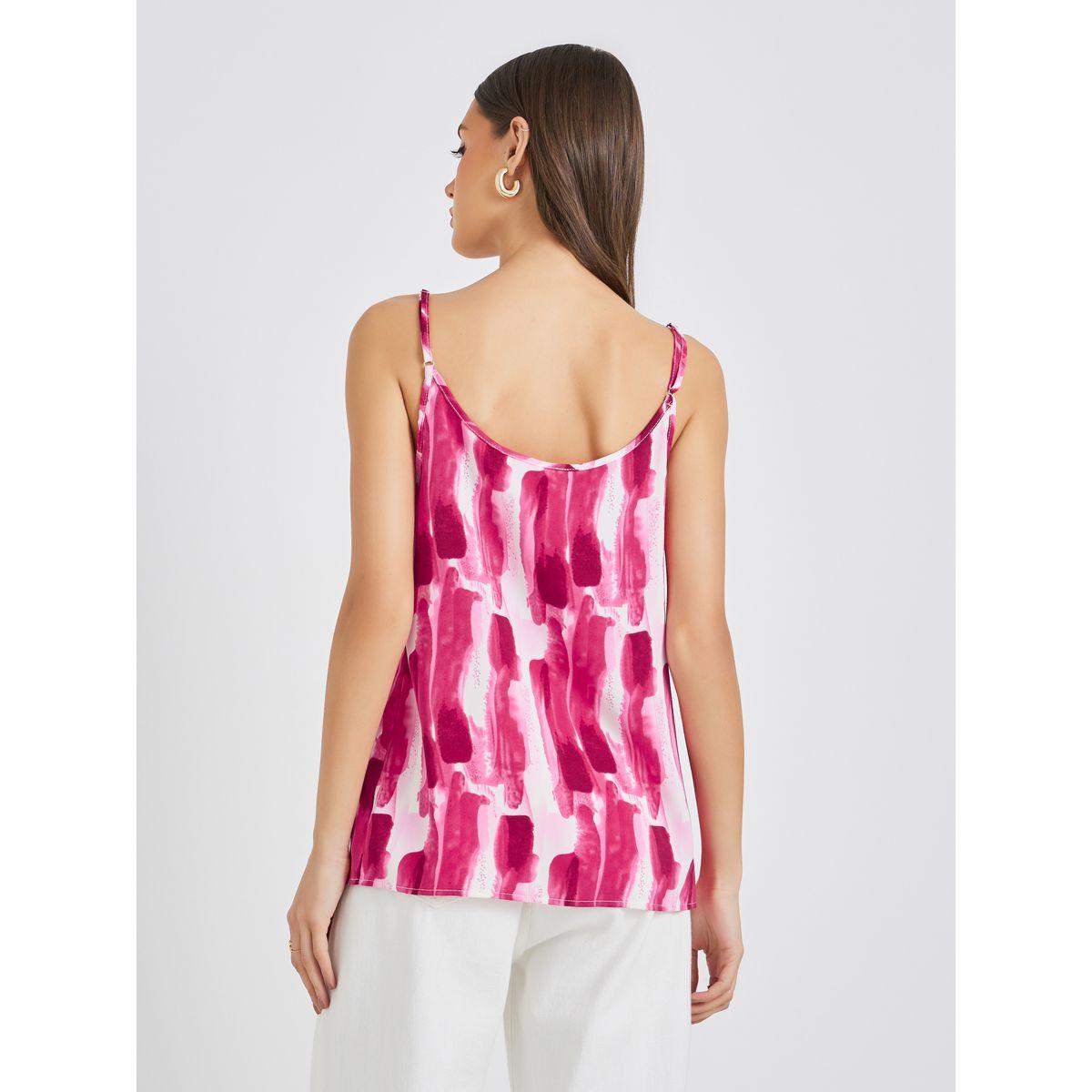 Styli Printed Strappy Pleated Top-women-clothing-shirtsandblouses-blouses-image-4